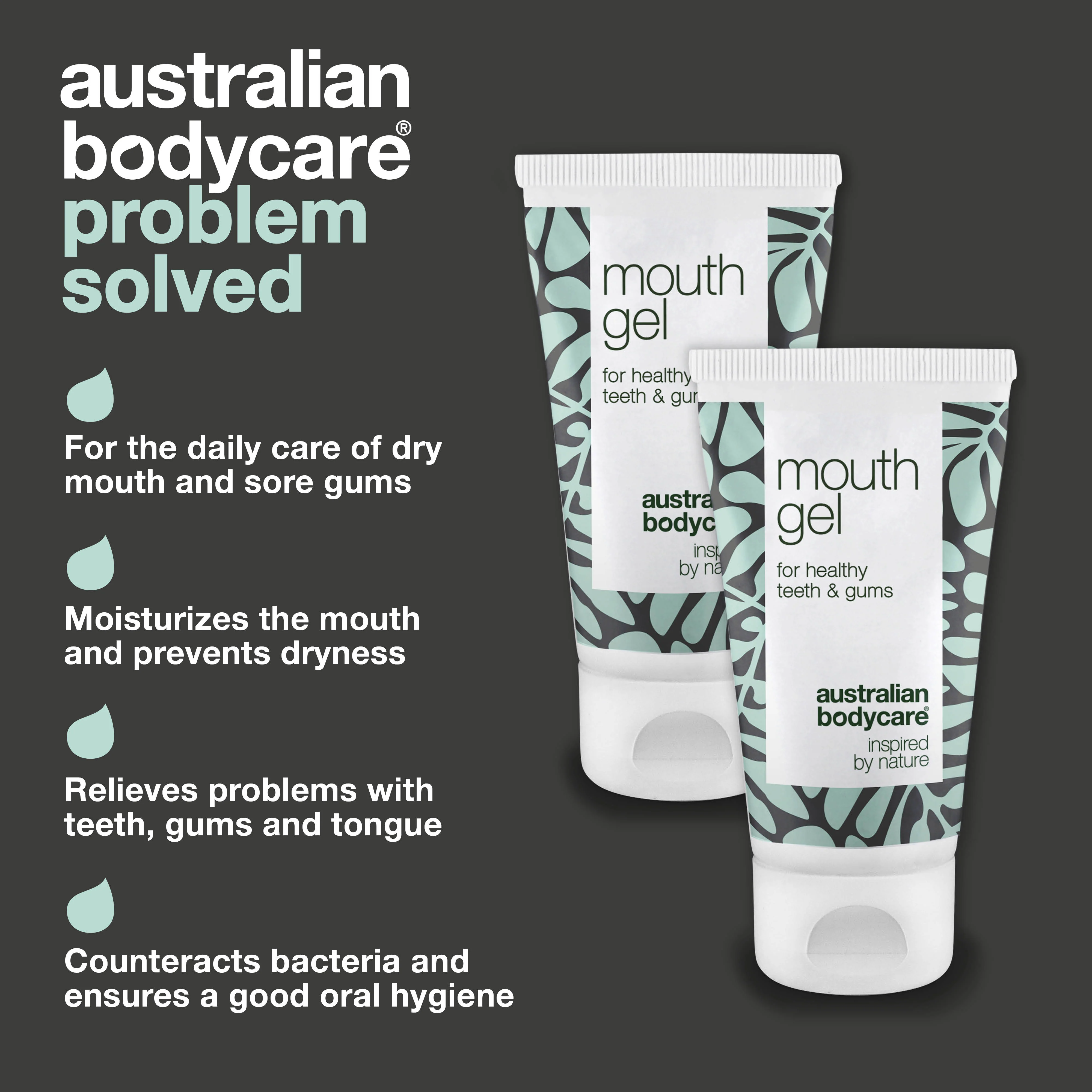 2 x Mouth gel for gums and tongue — For daily care of sore, bleeding gums and oral thrush - Image 3