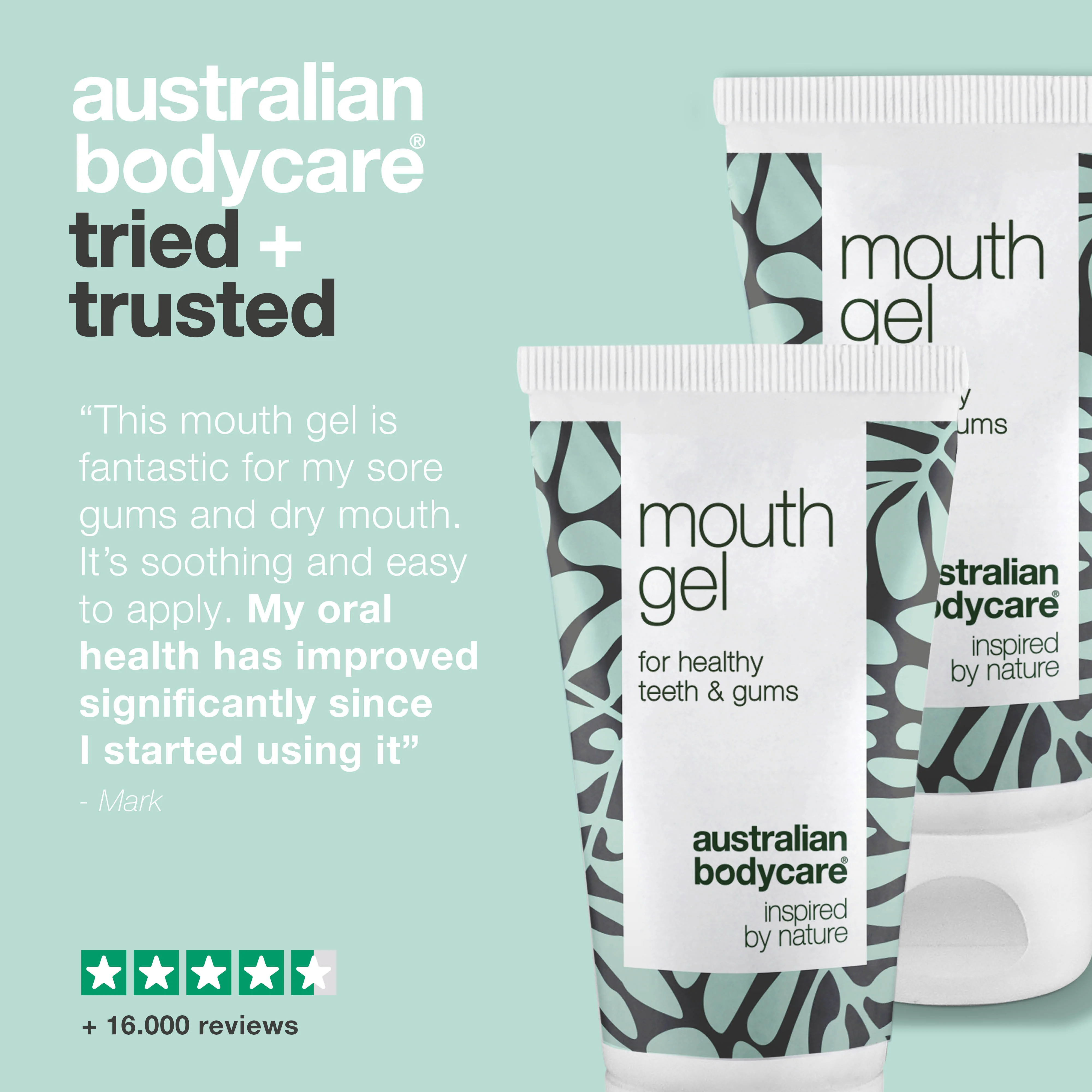 2 x Mouth gel for gums and tongue — For daily care of sore, bleeding gums and oral thrush - Image 5