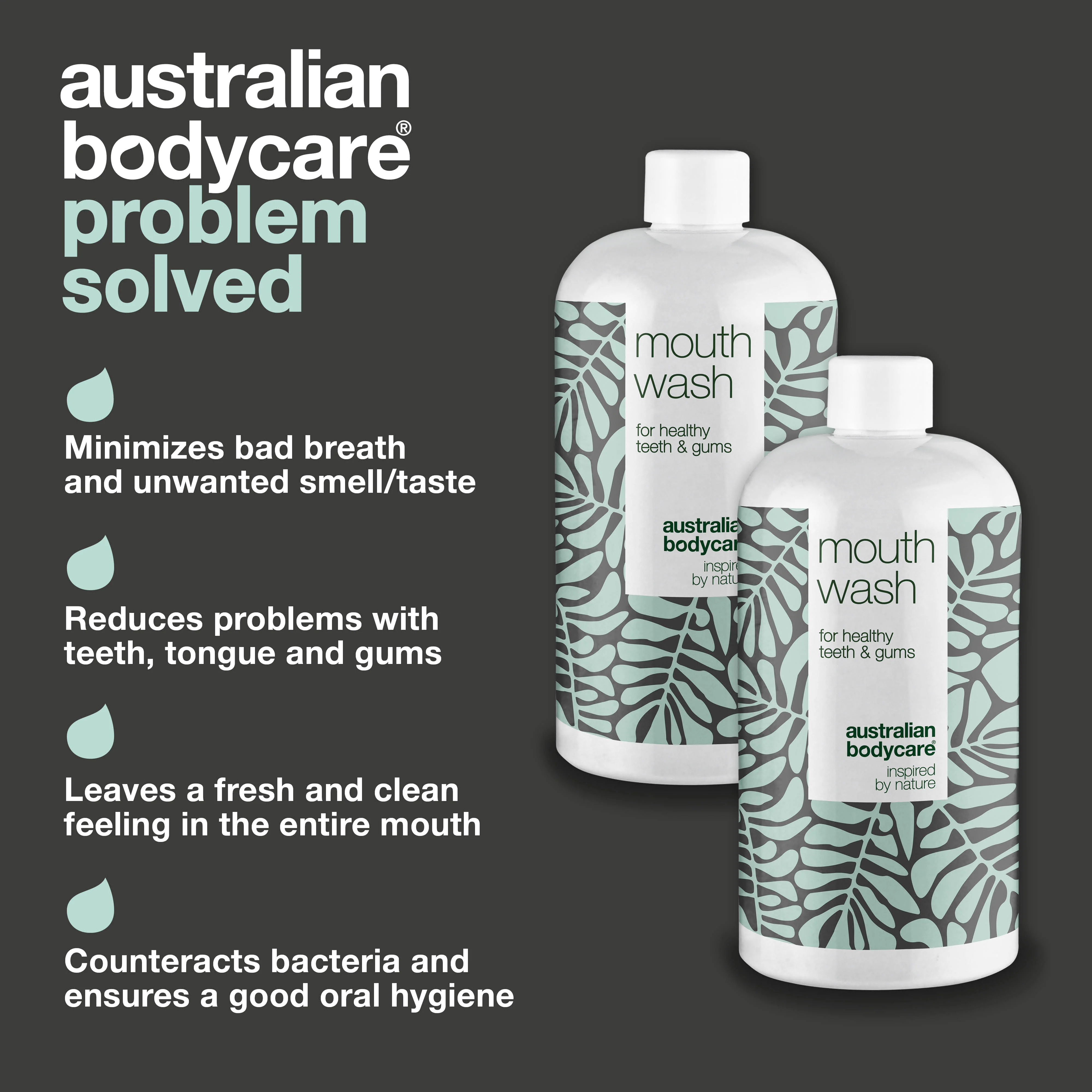 2 x mouthwash for bad breath and bad taste in the mouth — For daily care of thrush and gingivitis - Image 3