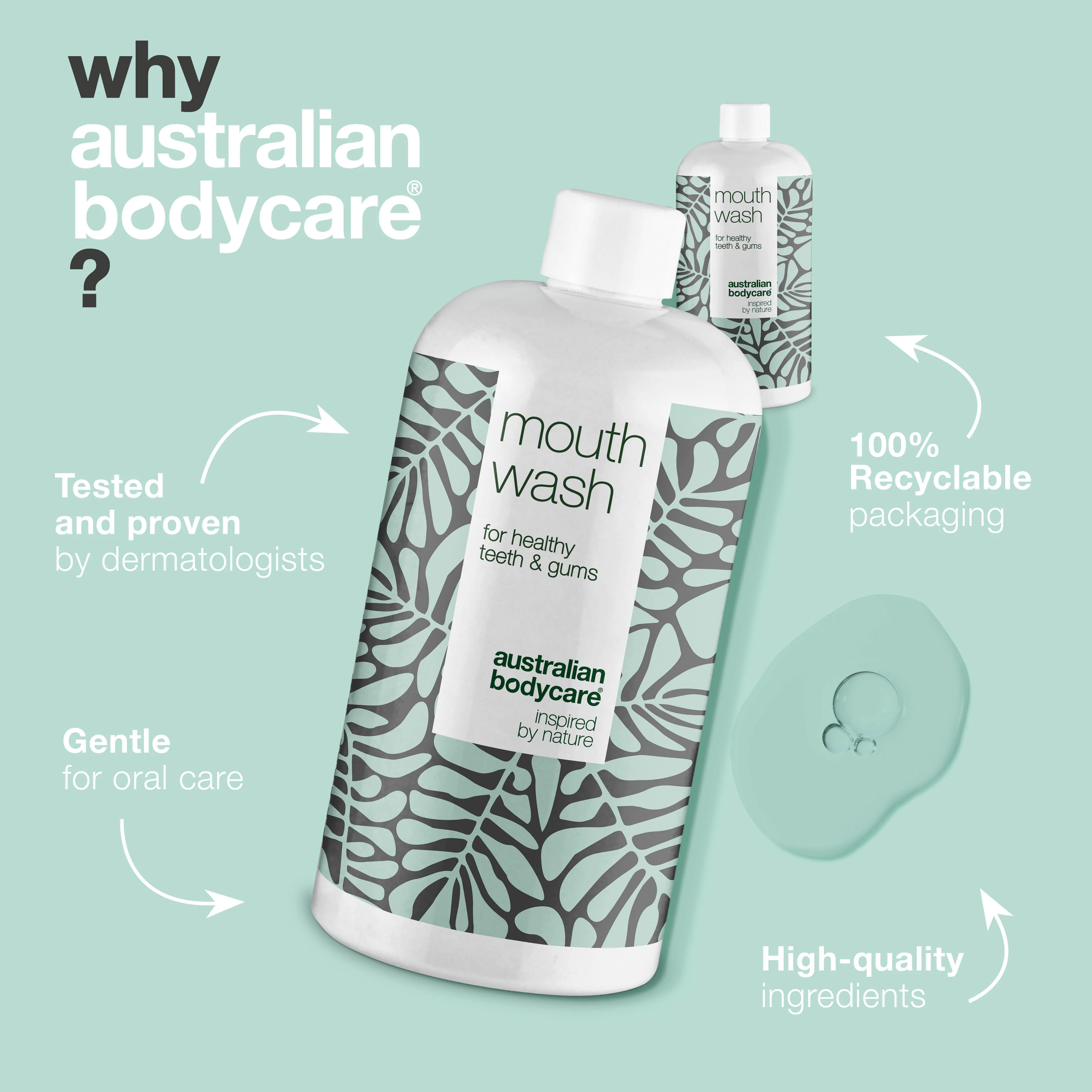 2 x mouthwash for bad breath and bad taste in the mouth — For daily care of thrush and gingivitis - Image 4