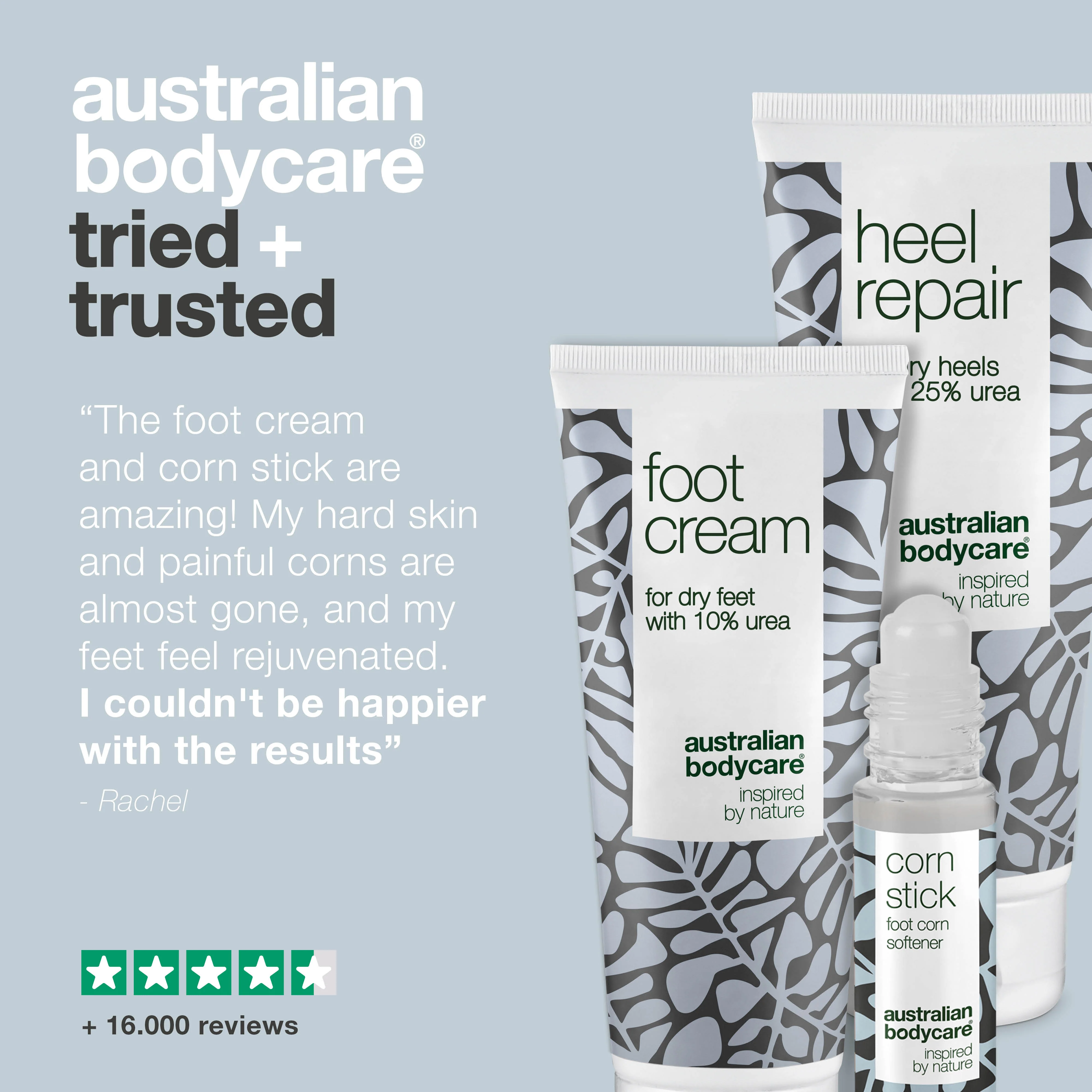 3 Products for calluses and corn on foot — Foot cream, heel cream and corn oil for dry feet. - Image 5