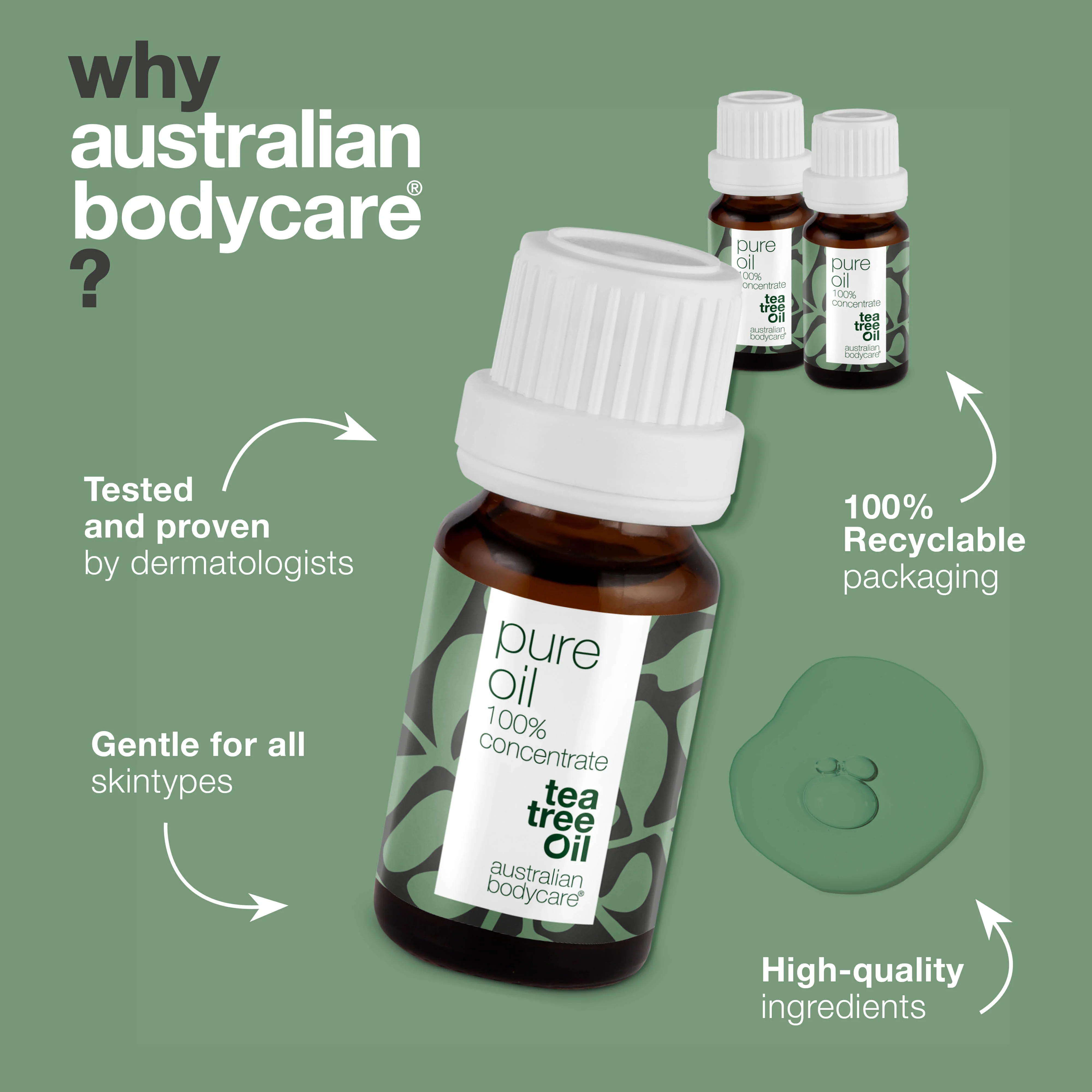 3 x XL 30ml Tea Tree Oil for skin problems — 3—pack of 100% concentrated and undiluted Tea Tree Oil from Australia - Image 4