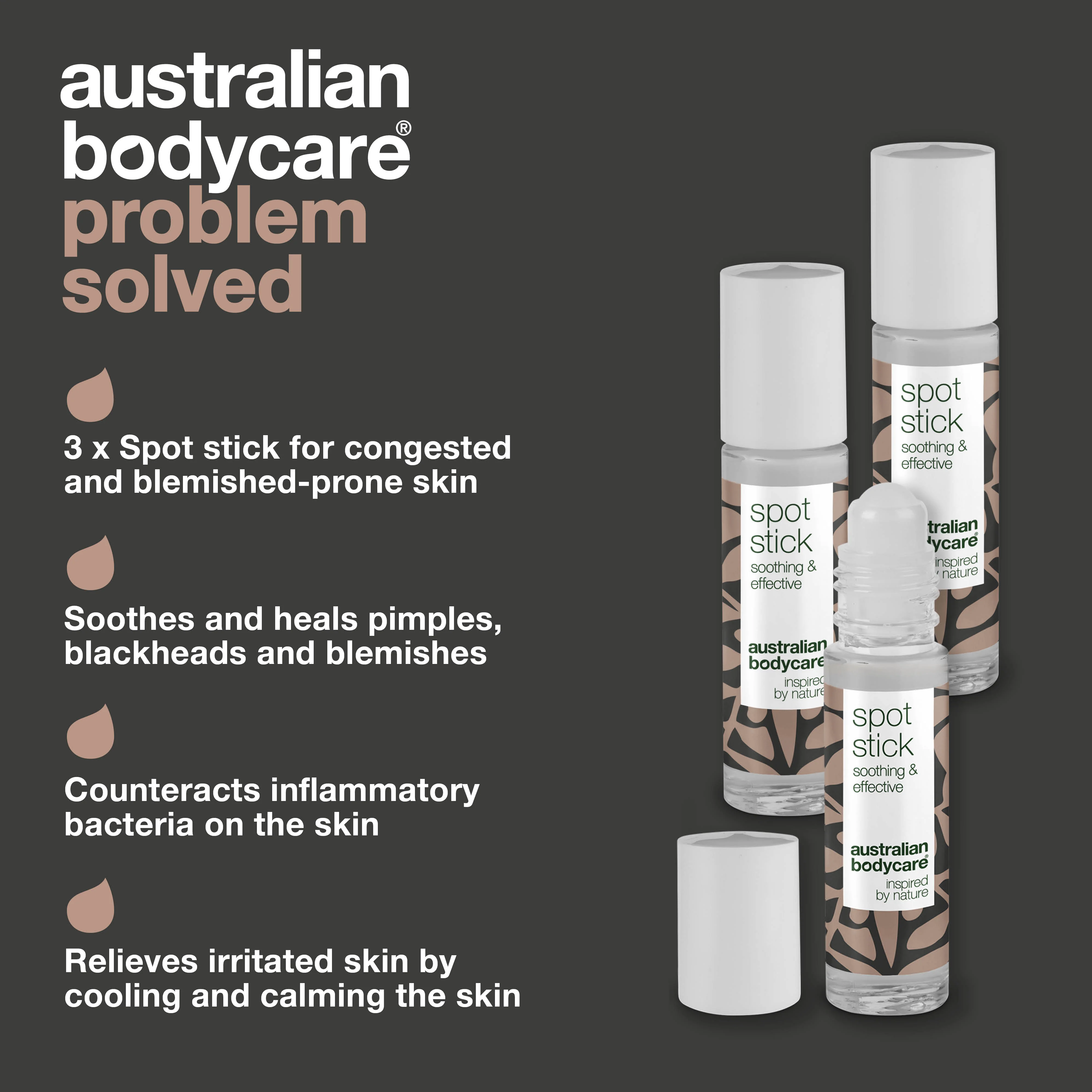 3x Tea Tree Oil spot stick for pimples and blackheads — effective towards pimples, impurities and blackheads. - Image 3
