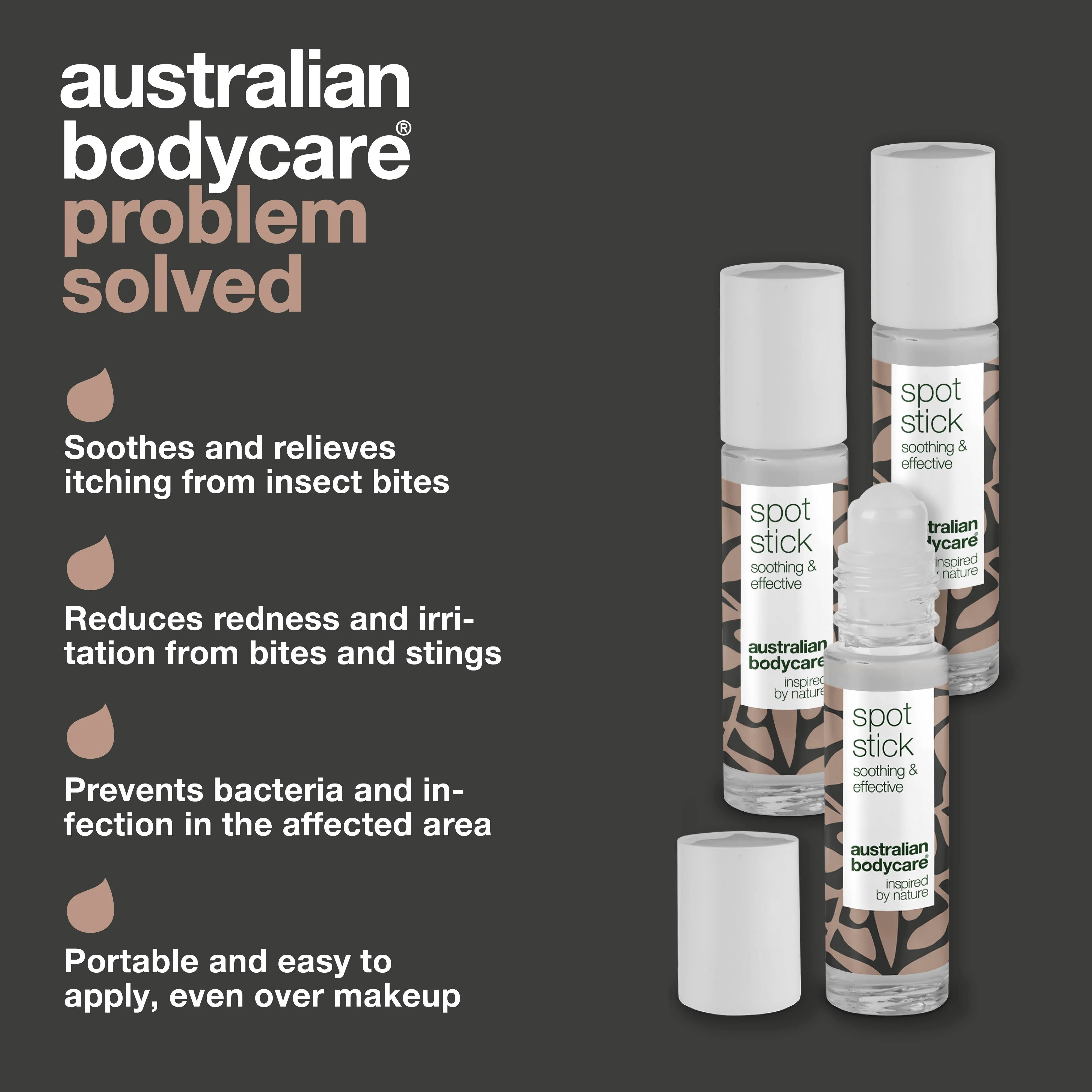 3x spot sticks for mosquito bites — Practical roll on stick for bacteria and irritation in insect bites - Image 3