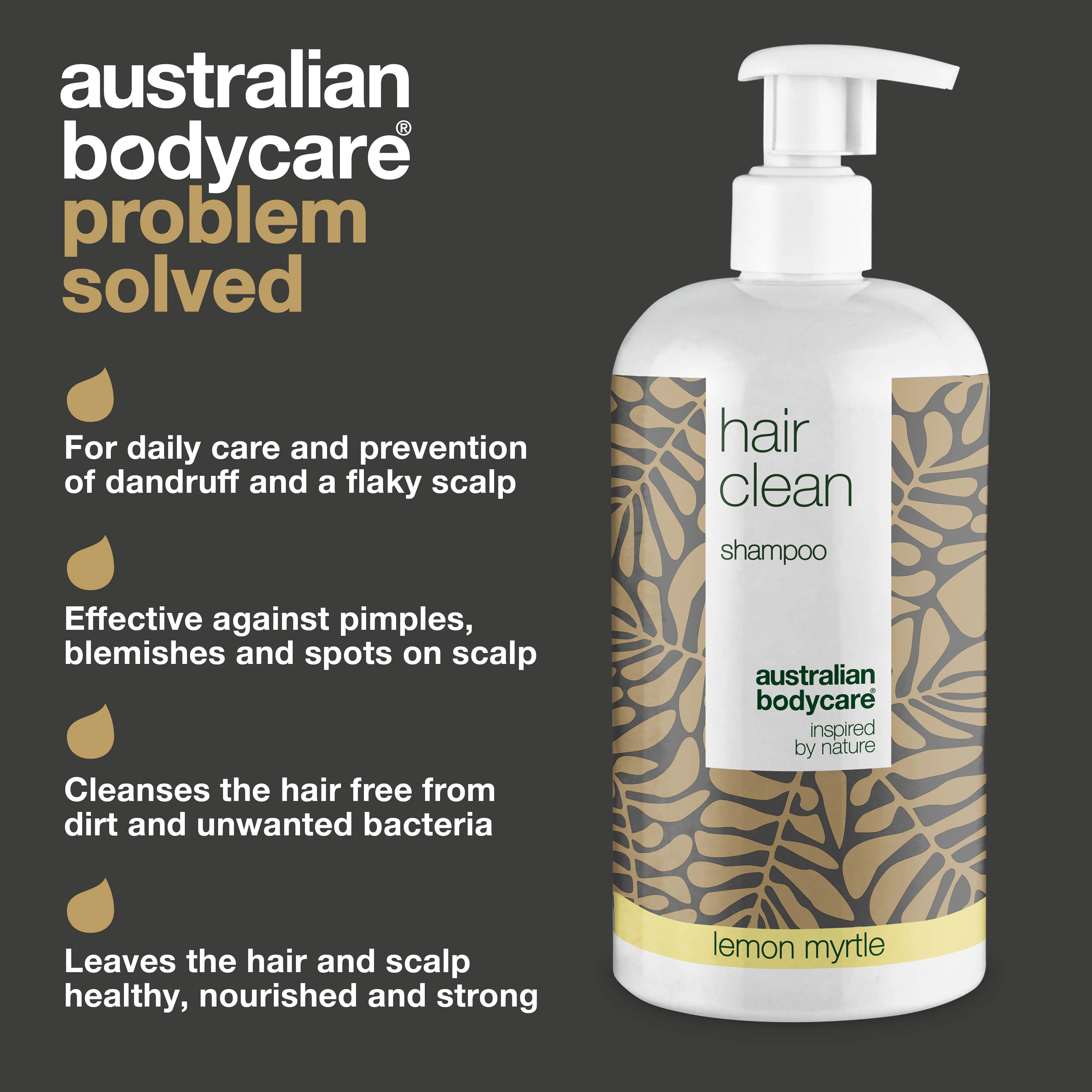 4 for 3 Tea Tree Shampoo 500ml Lemon Myrtle - Package deal — Package deal with 4 shampoos (500 ml): Tea Tree Oil Lemon Myrtle - Image 3