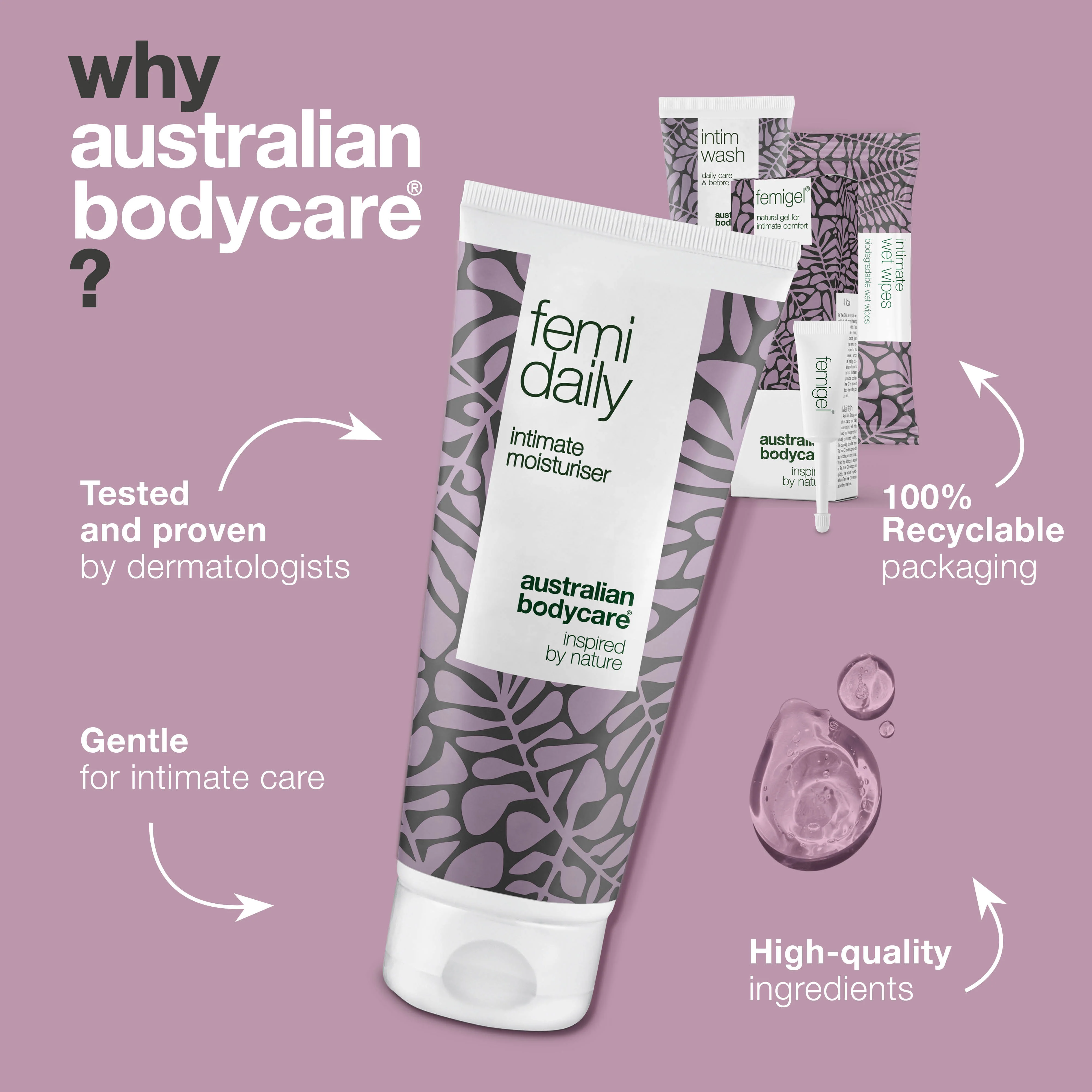 4 products for intimate care and hygiene — Reduces and prevents itch, redness, dryness and unwanted odour - Image 4