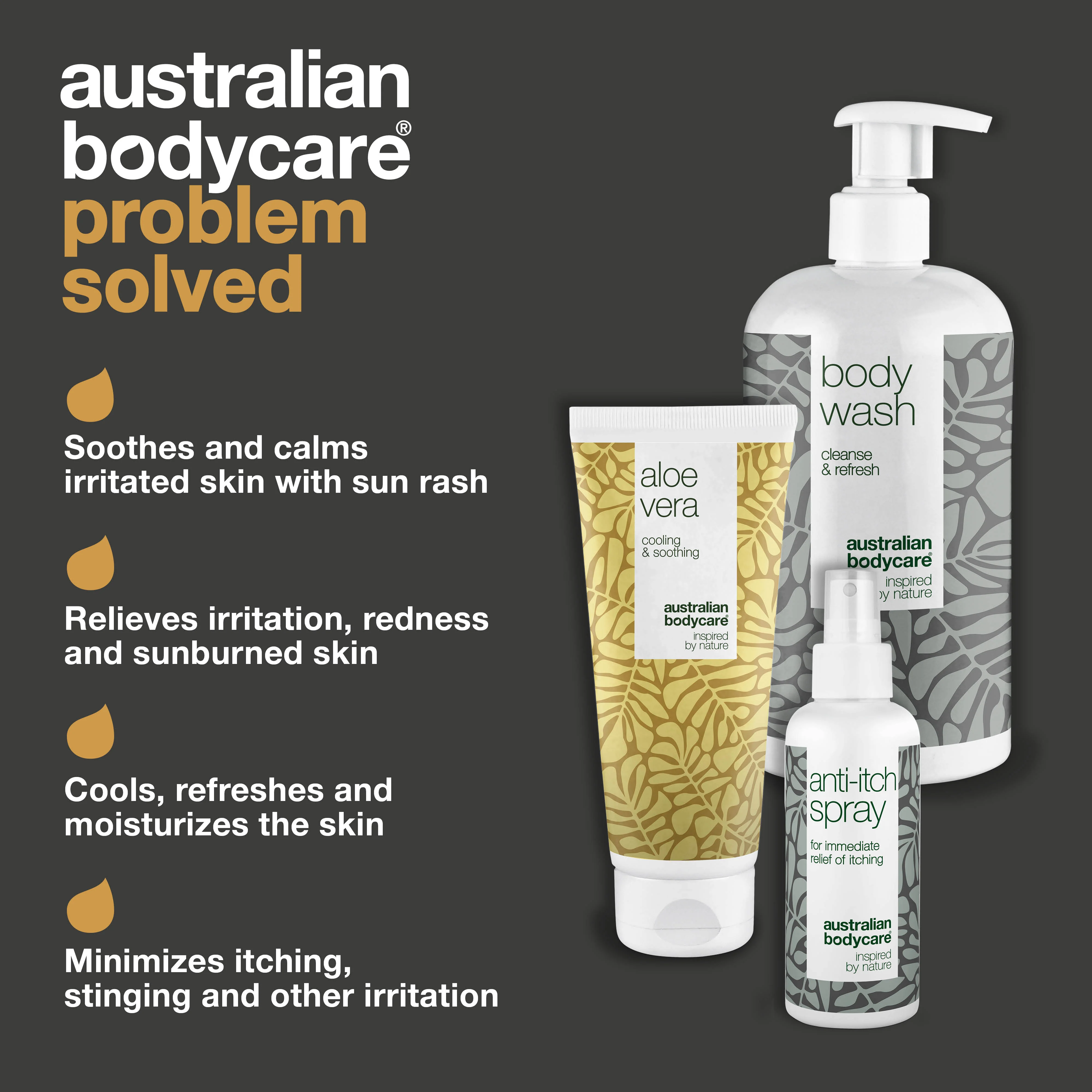 Aftersun set for red and sun damaged skin — 3 products to care for sunburn, burning sensation and sun rash - Image 3