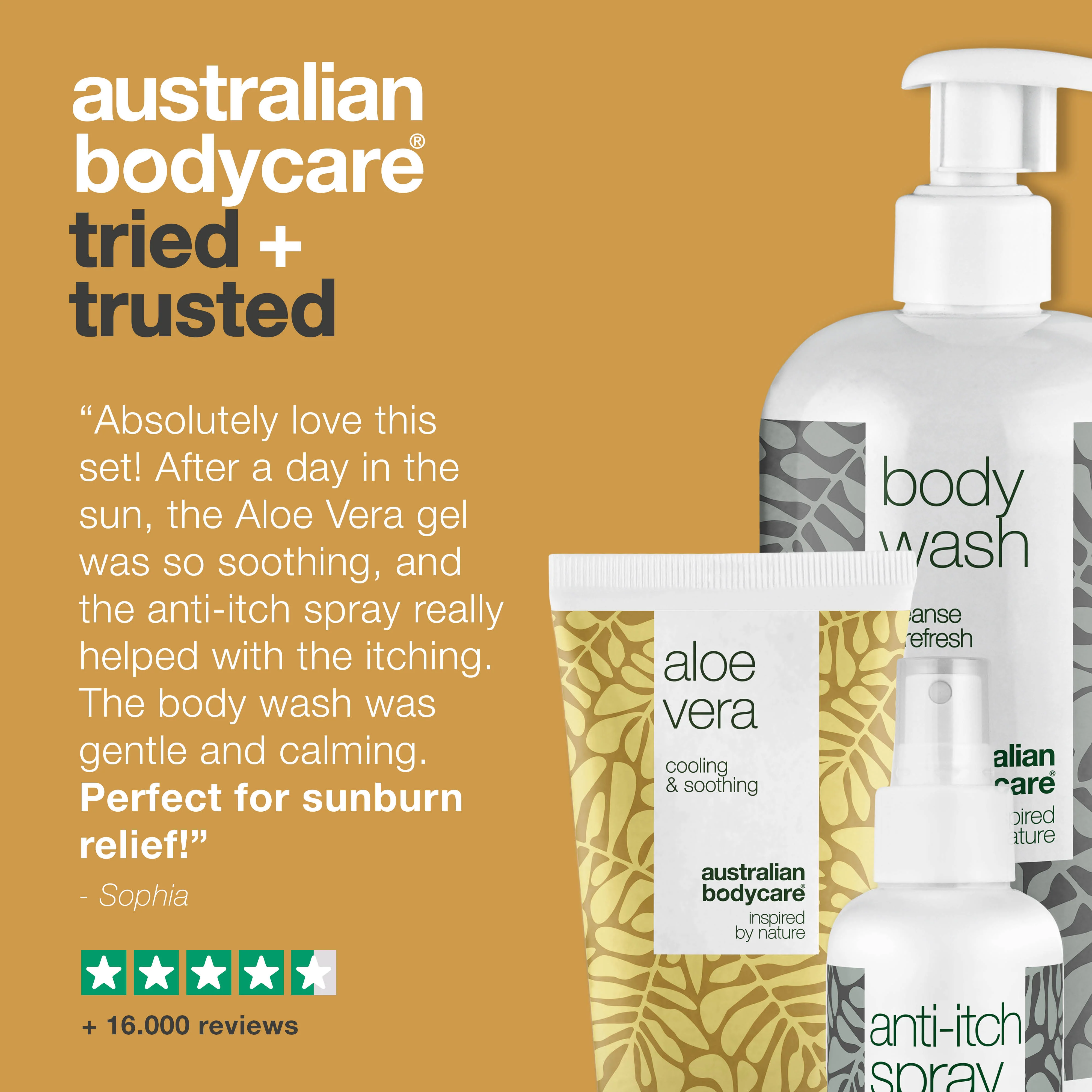 Aftersun set for red and sun damaged skin — 3 products to care for sunburn, burning sensation and sun rash - Image 5