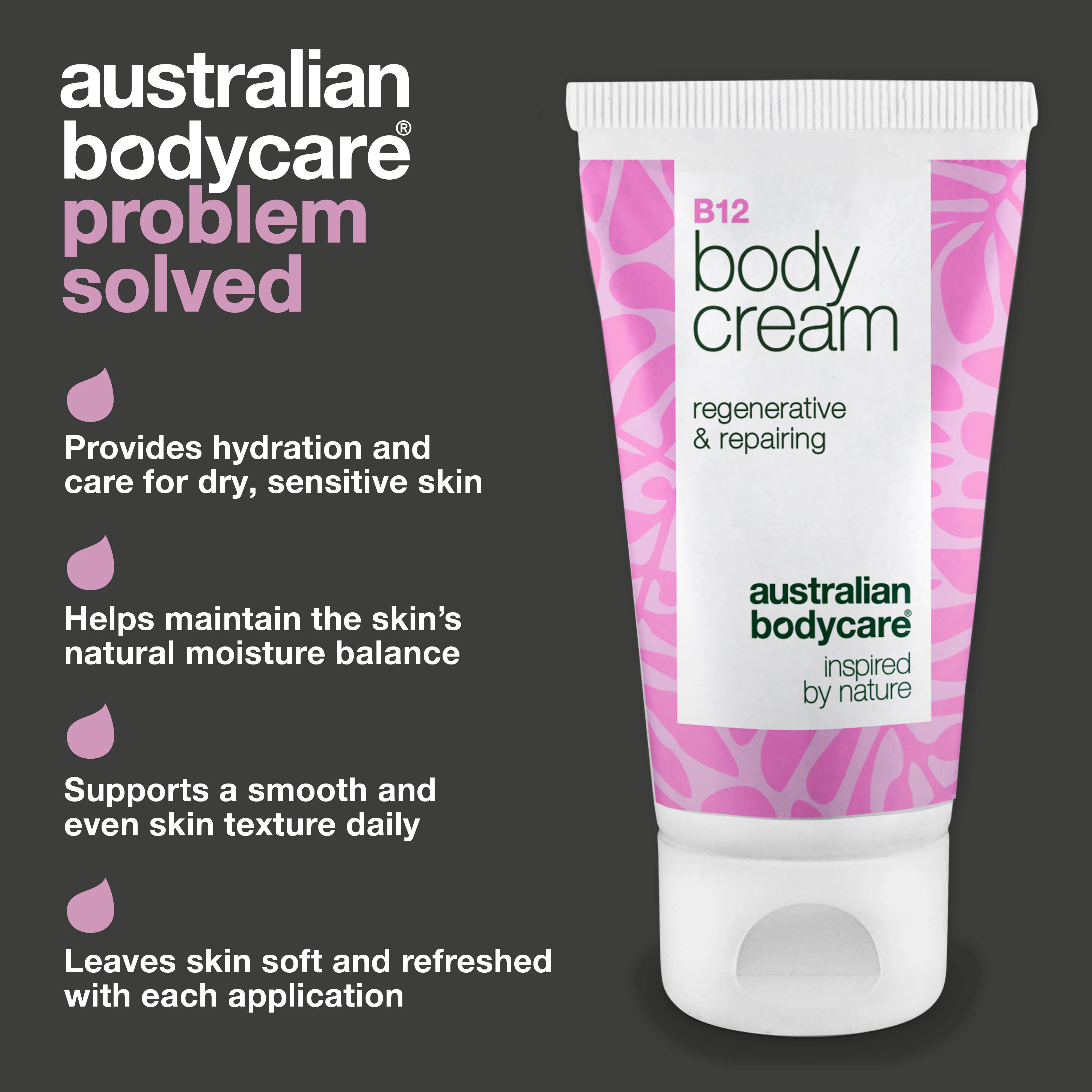 B12 Body Cream – Regenerating Cream with Vitamin B12 — Hydrating B12 Body Cream for soft, balanced skin. Suitable for all skin types. - Image 3