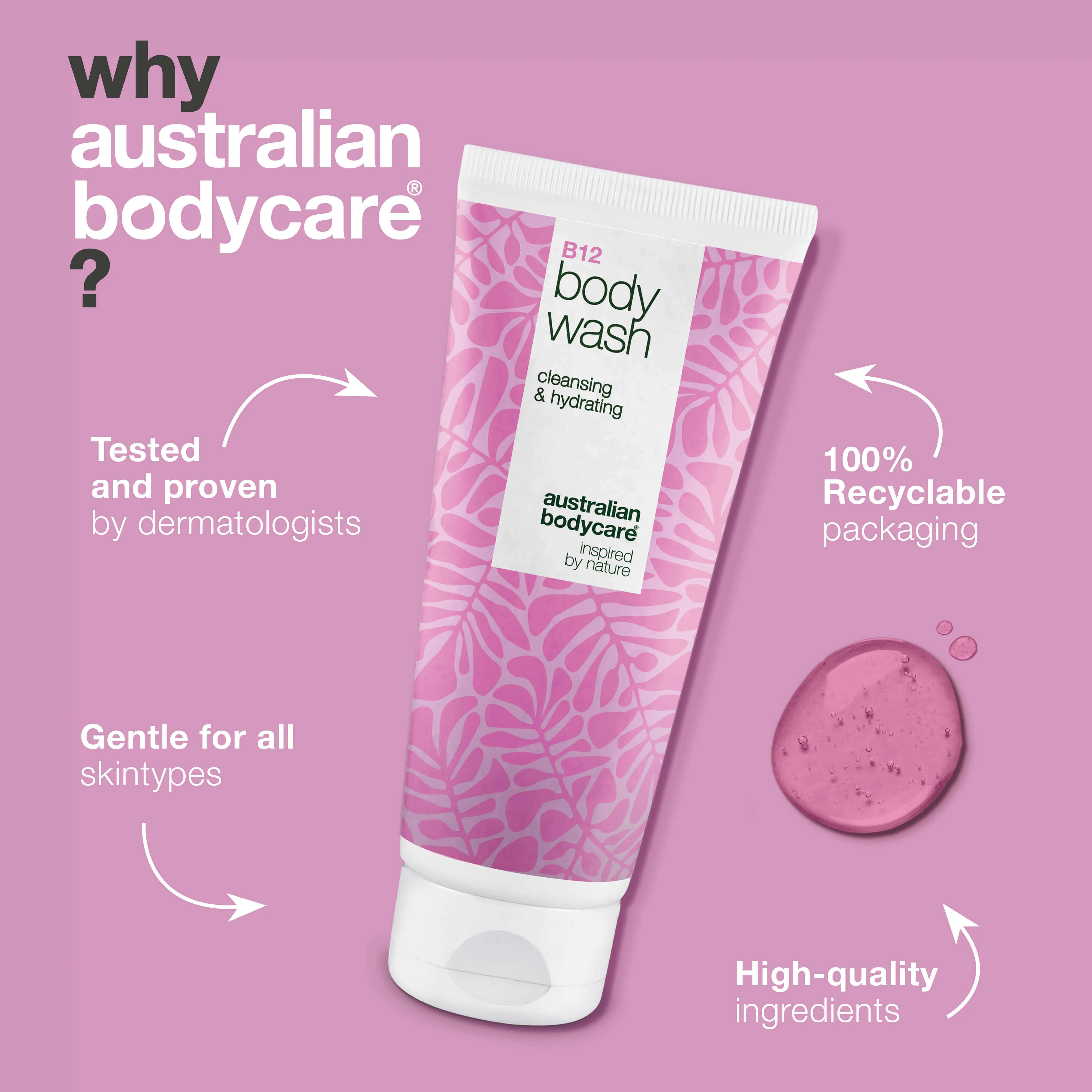 Body Wash with B12 – Daily Hydration and Nourishment — B12 Body Wash – daily care that cleanses, soothes, and deeply hydrates skin. - Image 4
