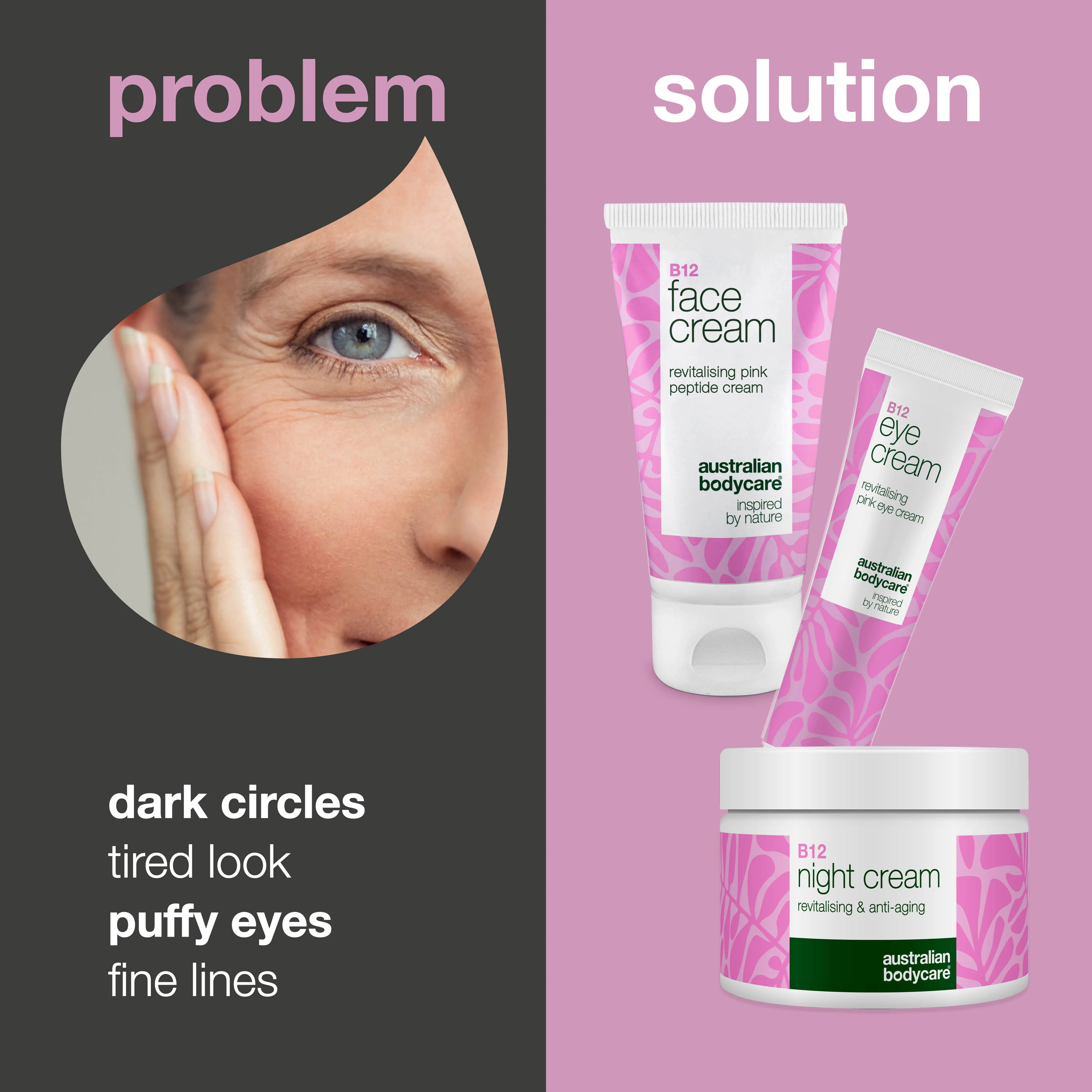 B12 Eye Care Set for Puffiness and Dark Circles — Effective B12 set for dark circles and puffiness. Adds hydration and glow to the eye area. - Image 2