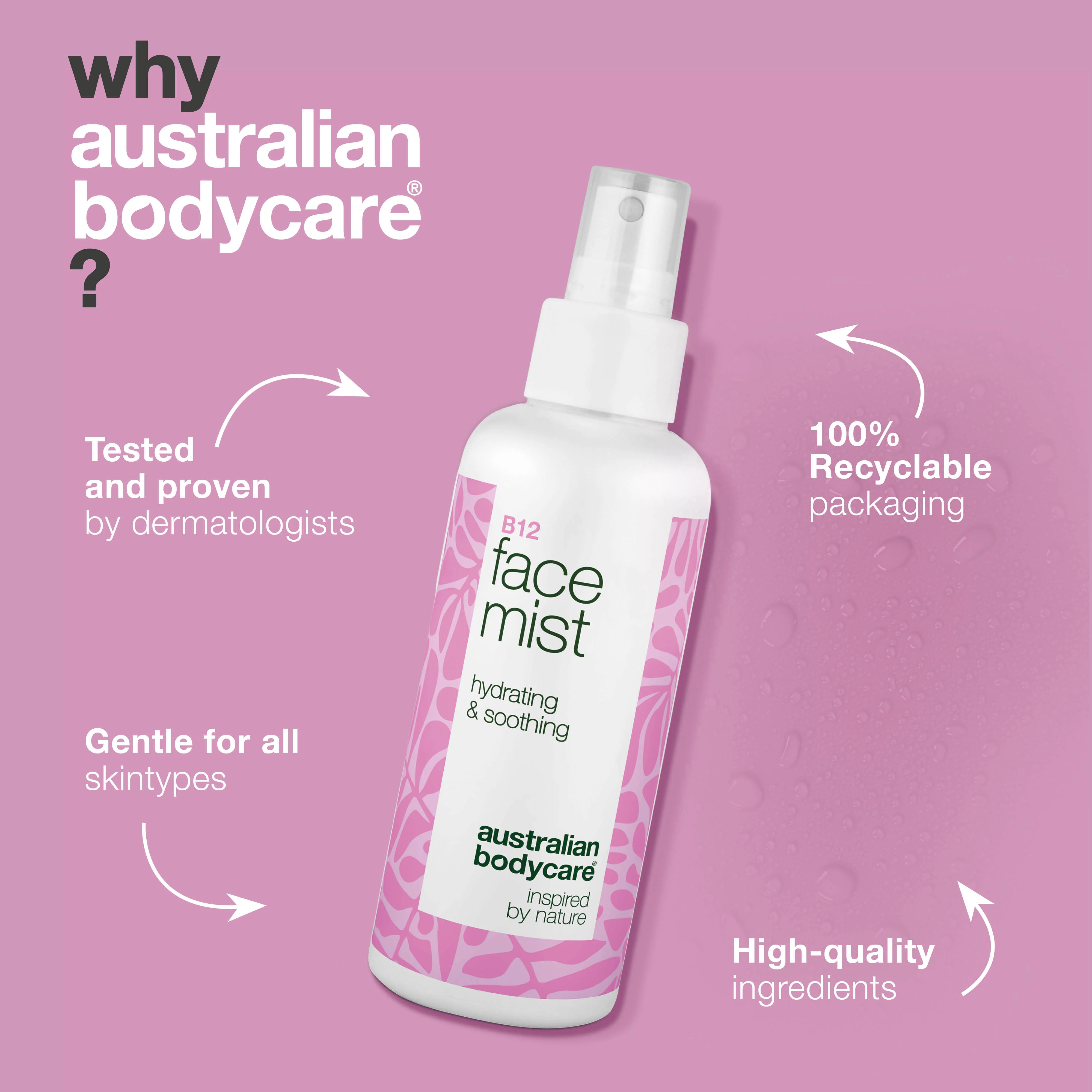 B12 Face Mist – Hydrating Spray for Fresh, Radiant Skin — B12 Face Mist hydrates and refreshes skin. Ideal for daily use or a quick boost throughout the day. - Image 4