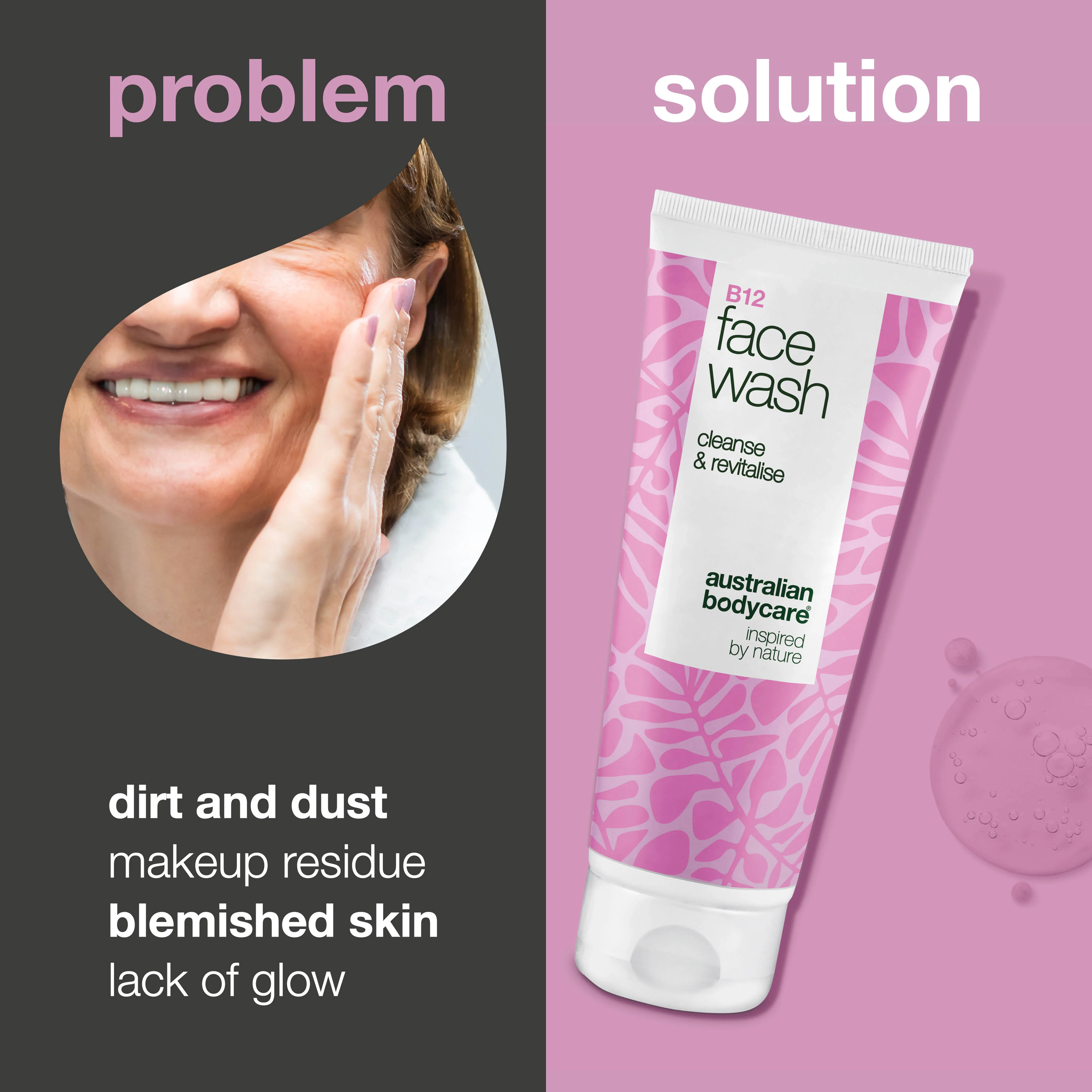 B12 Face Wash – Daily Cleanser for Dirt and Impurities — Effective B12 face wash that removes makeup and impurities. Achieve a clean, naturally glowing, well-cared skin. - Image 2