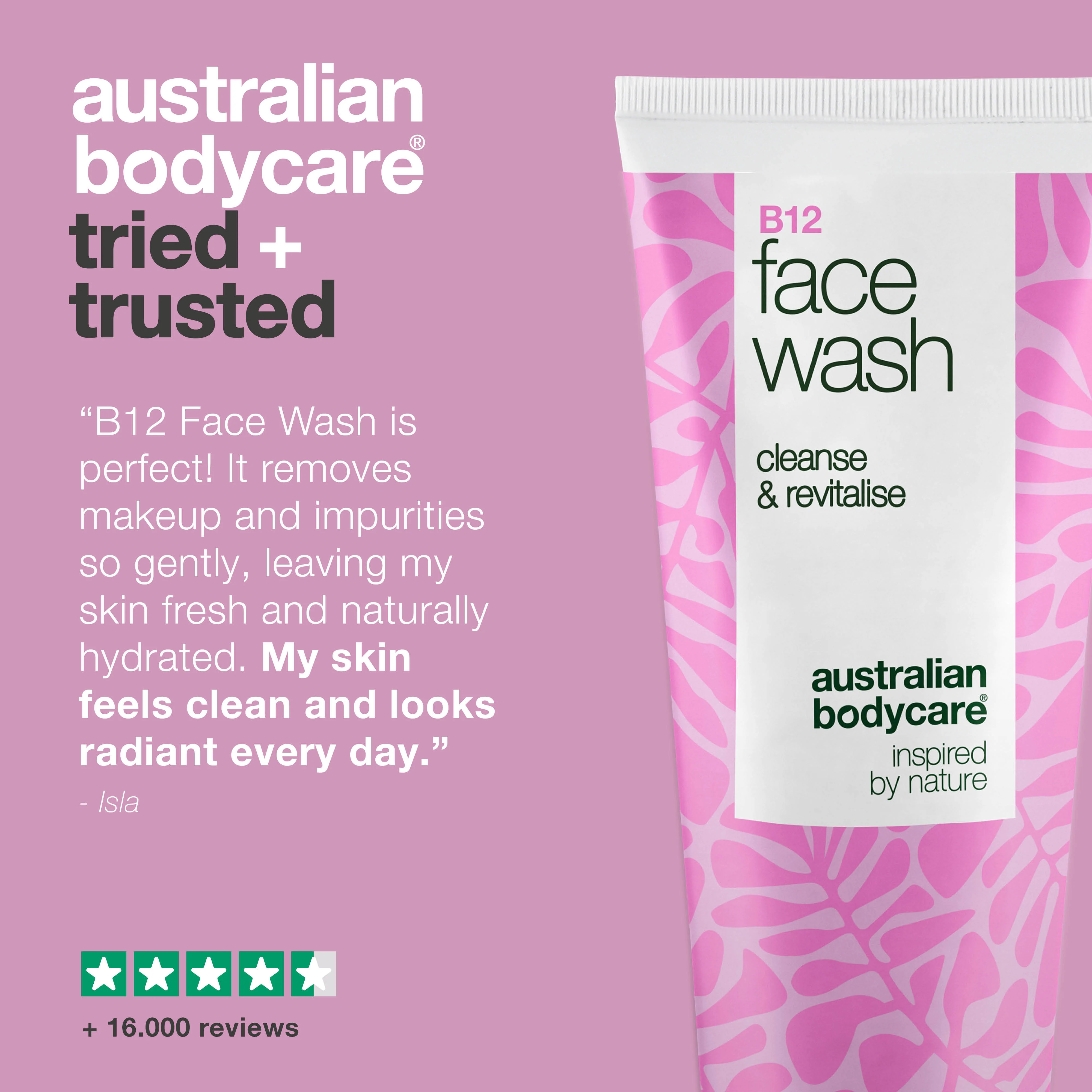 B12 Face Wash – Daily Cleanser for Dirt and Impurities — Effective B12 face wash that removes makeup and impurities. Achieve a clean, naturally glowing, well-cared skin. - Image 5