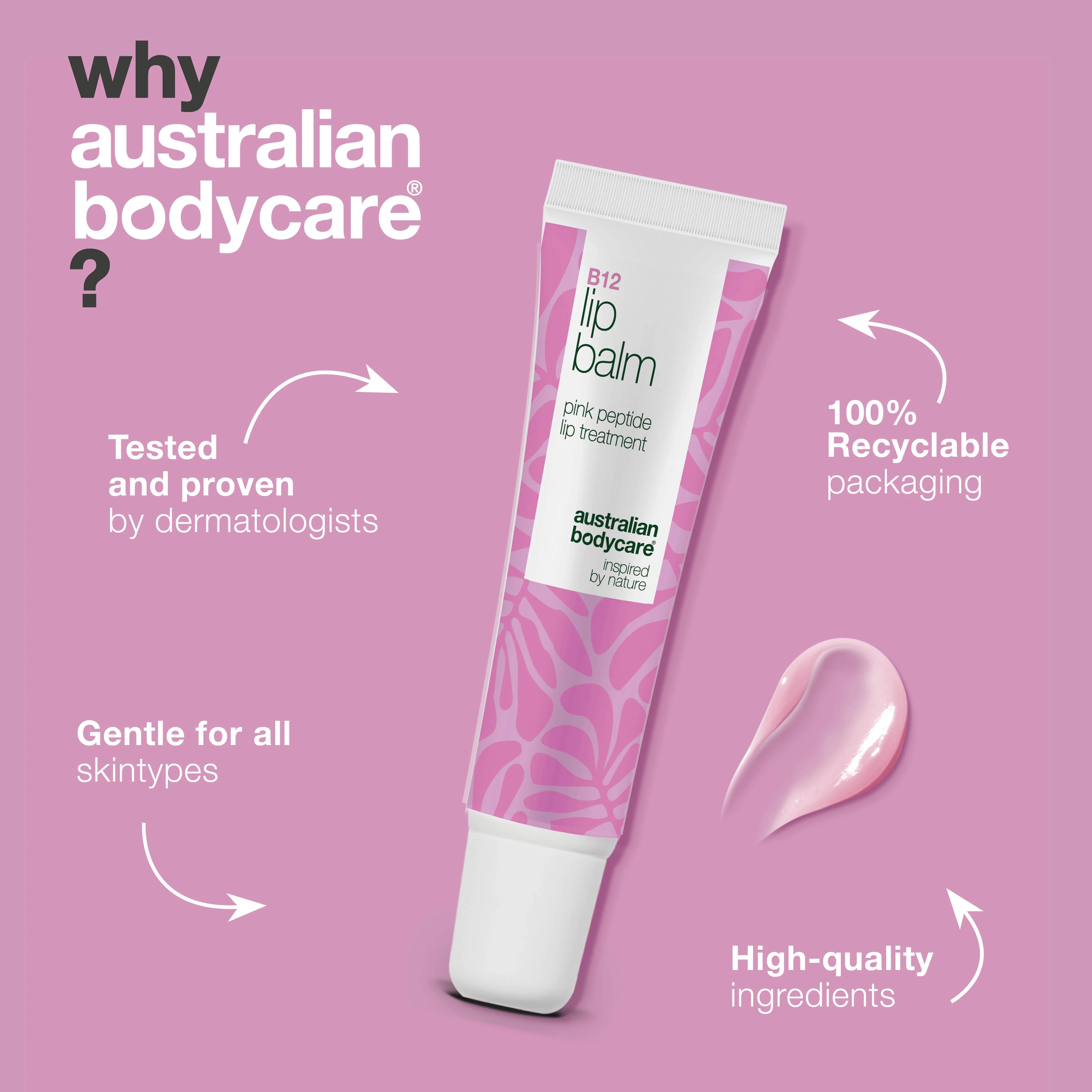 Lip Balm with B12 – Nourishing Moisture for Full Lips — Achieve soft, full lips with B12 lip balm. Intensely moisturizes, smooths fine lines, and prevents dryness – perfect for daily care! - Image 4