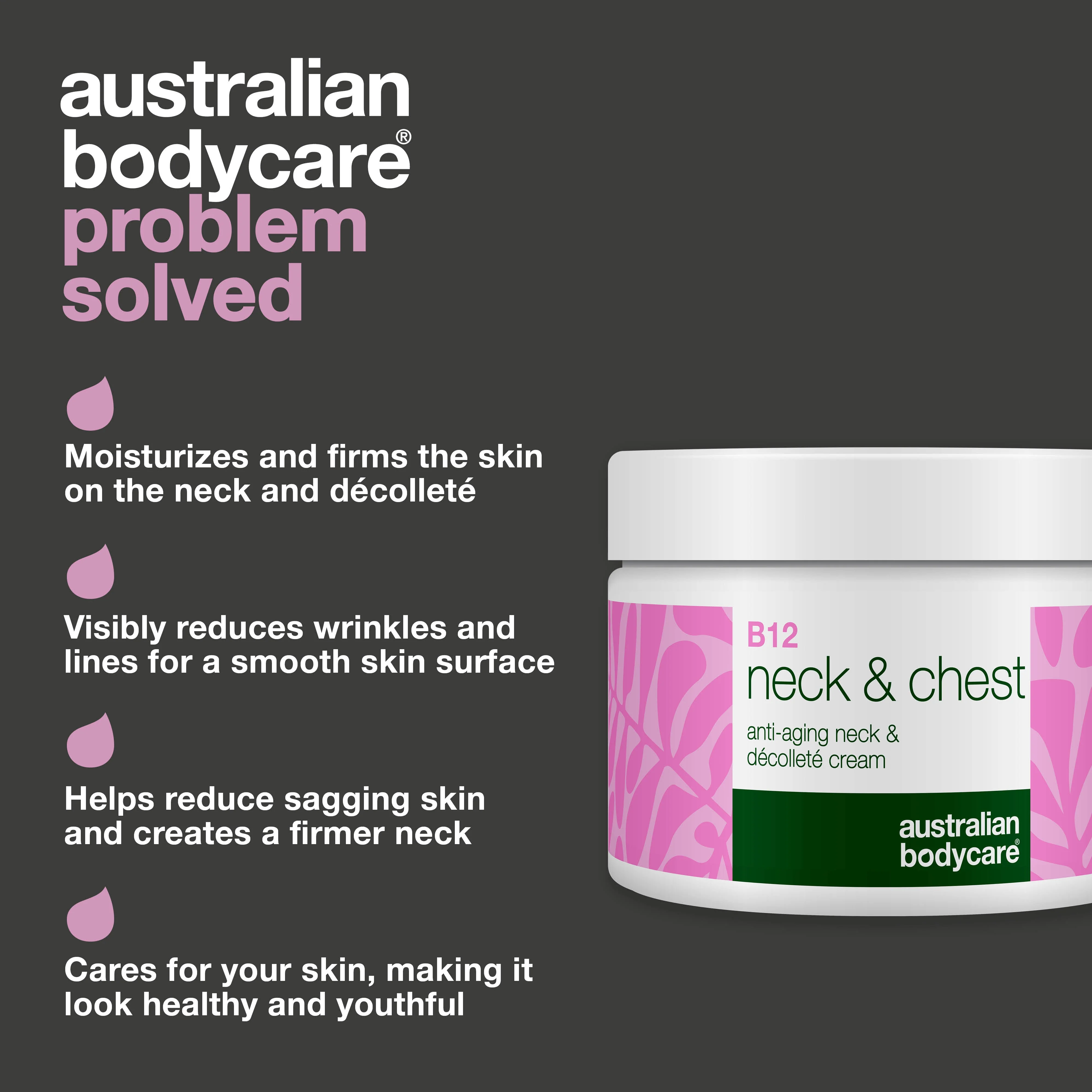 B12 Neck Cream – Reduce Wrinkles and Sagging Skin — B12 Neck & Décolleté Cream hydrates, firms, and smooths wrinkles. Ideal for a youthful, revitalized look. - Image 3