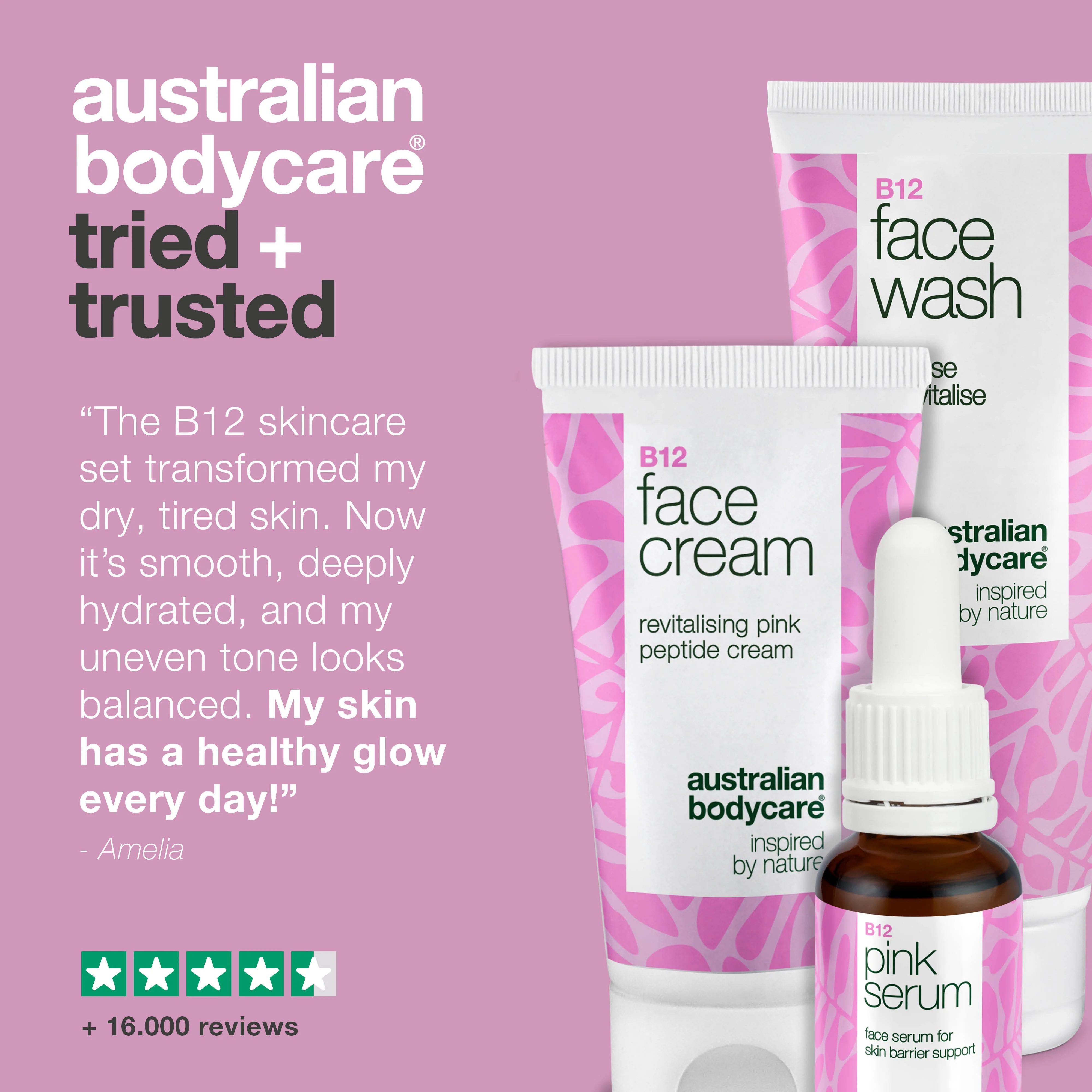 B12 Skincare Set – Face Wash, Serum, and Face Cream — B12 skincare set for smooth, healthy skin. Includes wash, serum, and cream for daily hydration and care. - Image 5