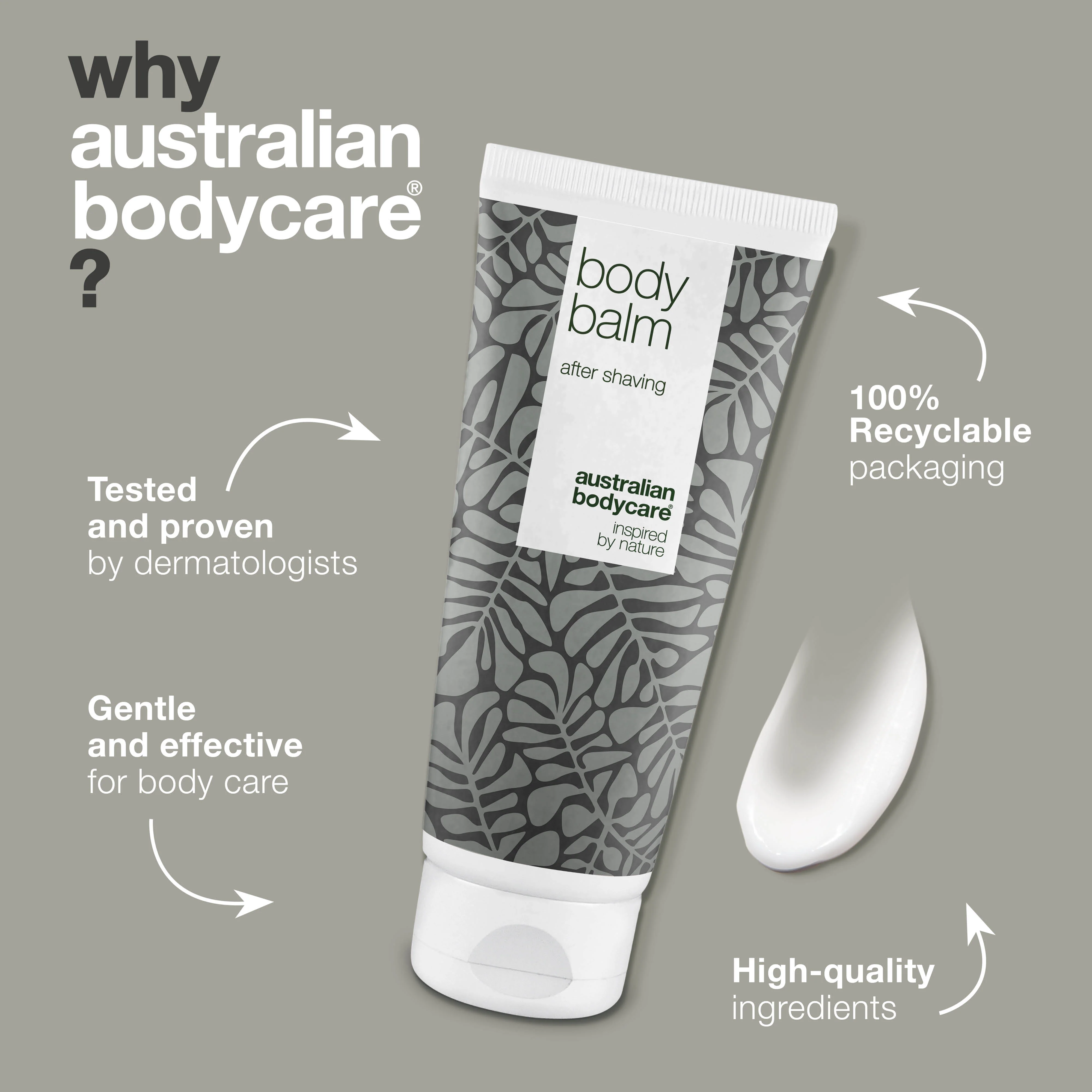 Aftershave body balm for razor bumps after shaving — Nurturing aftershave lotion against ingrown hair and red spots - Image 4