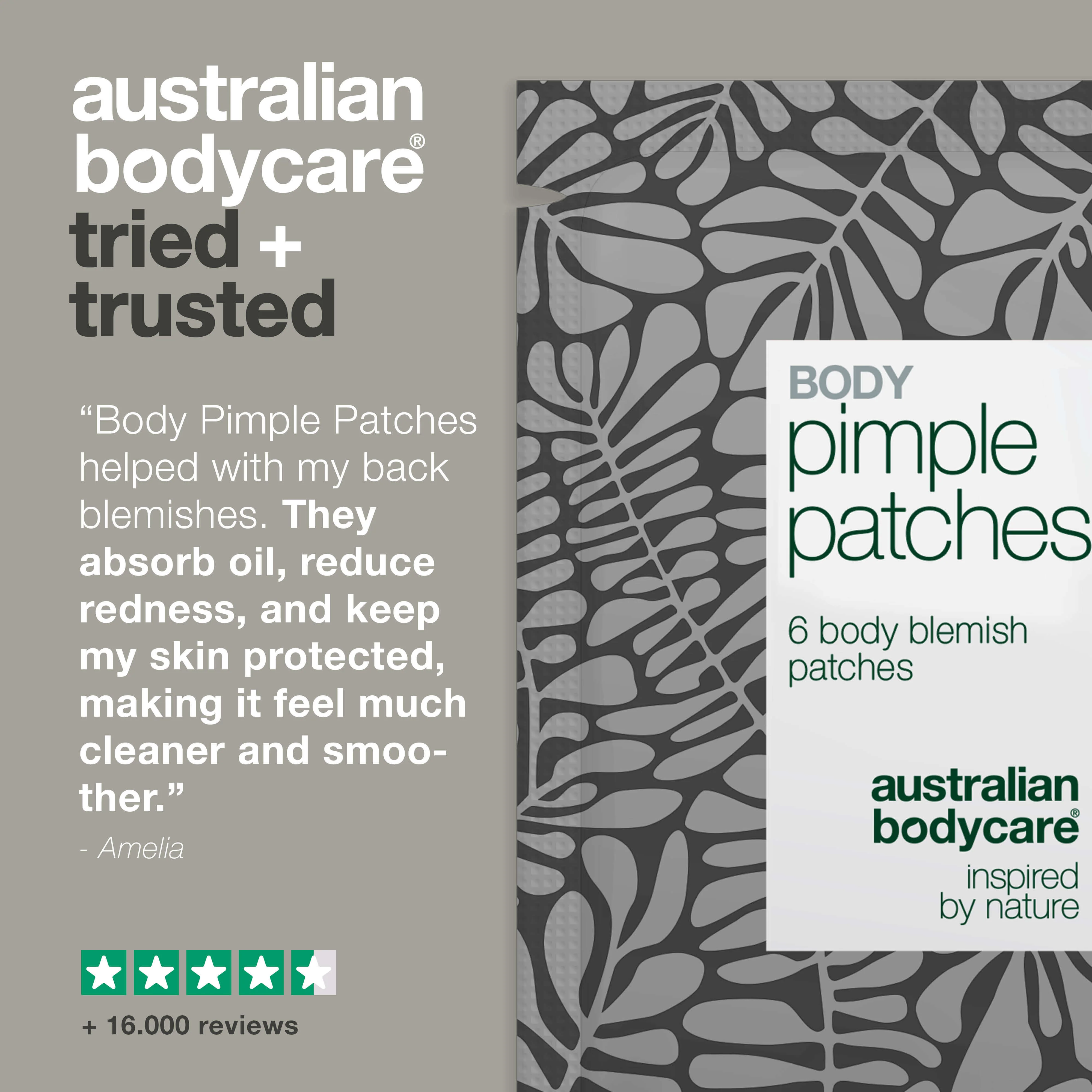 Body Pimple Patches – Spot Treatment for Back & Chest — Fast-acting pimple patches for back, chest & shoulders. Absorbs oil, protects skin & reduces breakouts. Perfect for body blemishes. - Image 5