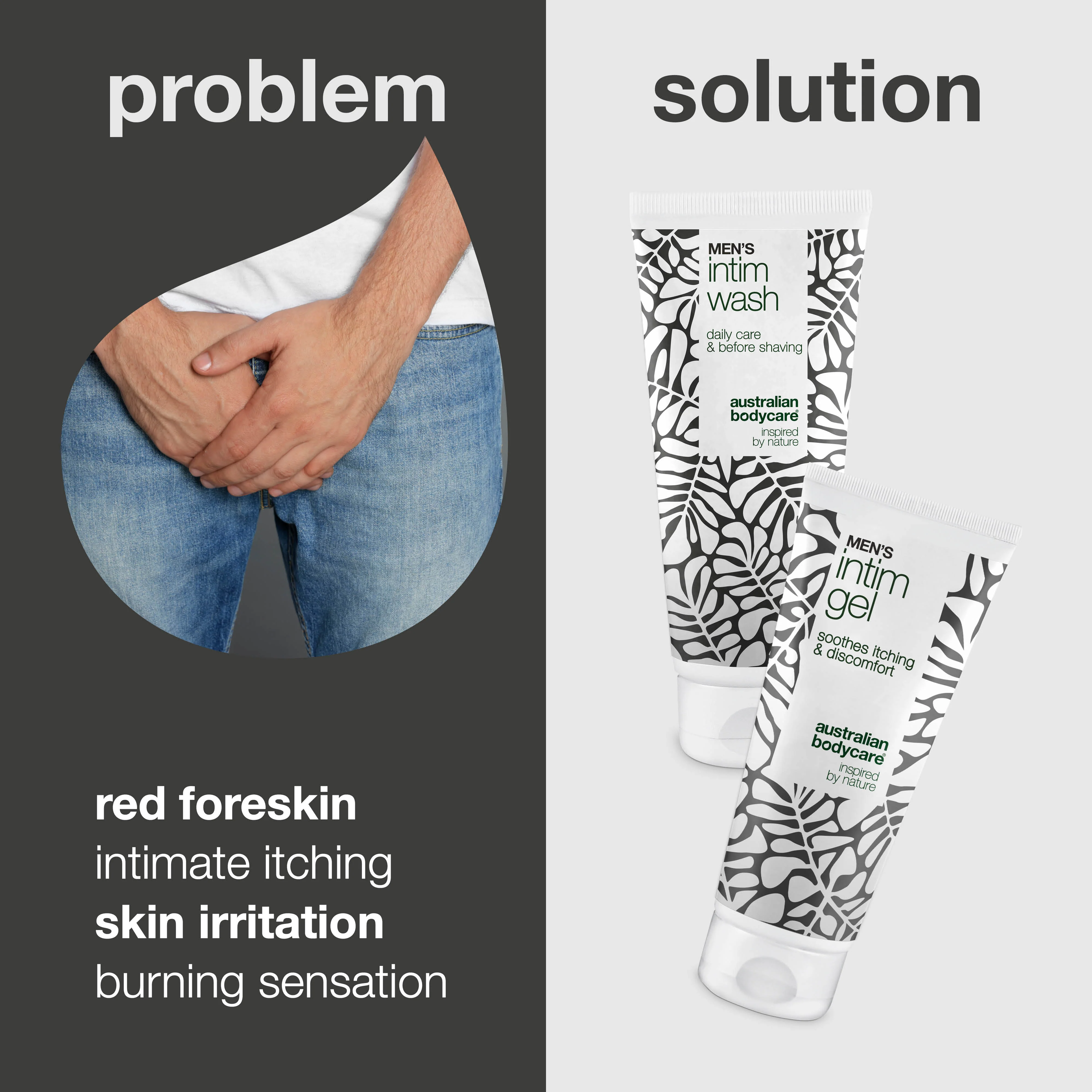 Care for Red Foreskin - Intimate Wash & Gel Solution — Soothe red, irritated foreskin with Men's Intimate Wash and Intim Gel. Gentle care for hygiene and relief. - Image 3