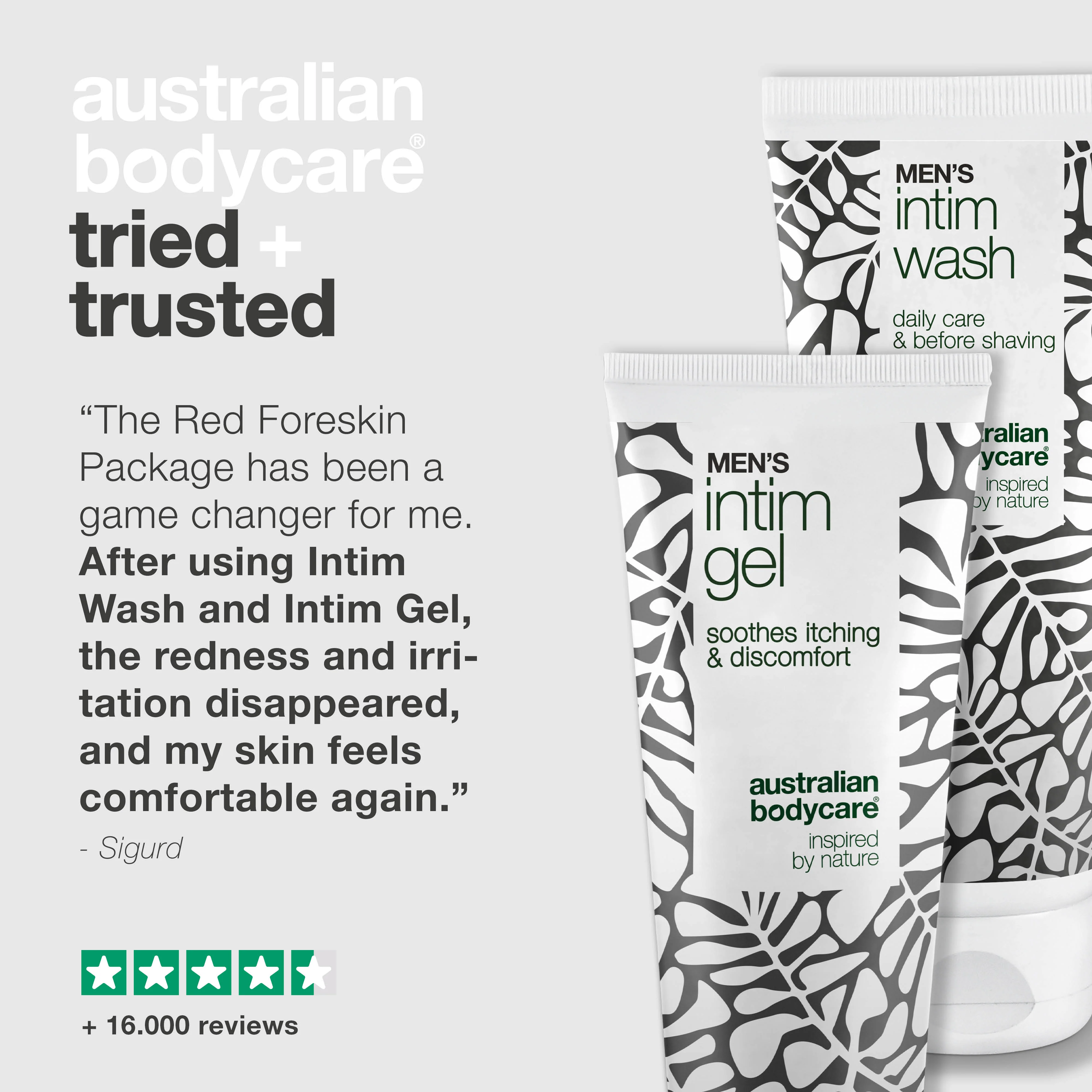 Care for Red Foreskin - Intimate Wash & Gel Solution — Soothe red, irritated foreskin with Men's Intimate Wash and Intim Gel. Gentle care for hygiene and relief. - Image 5