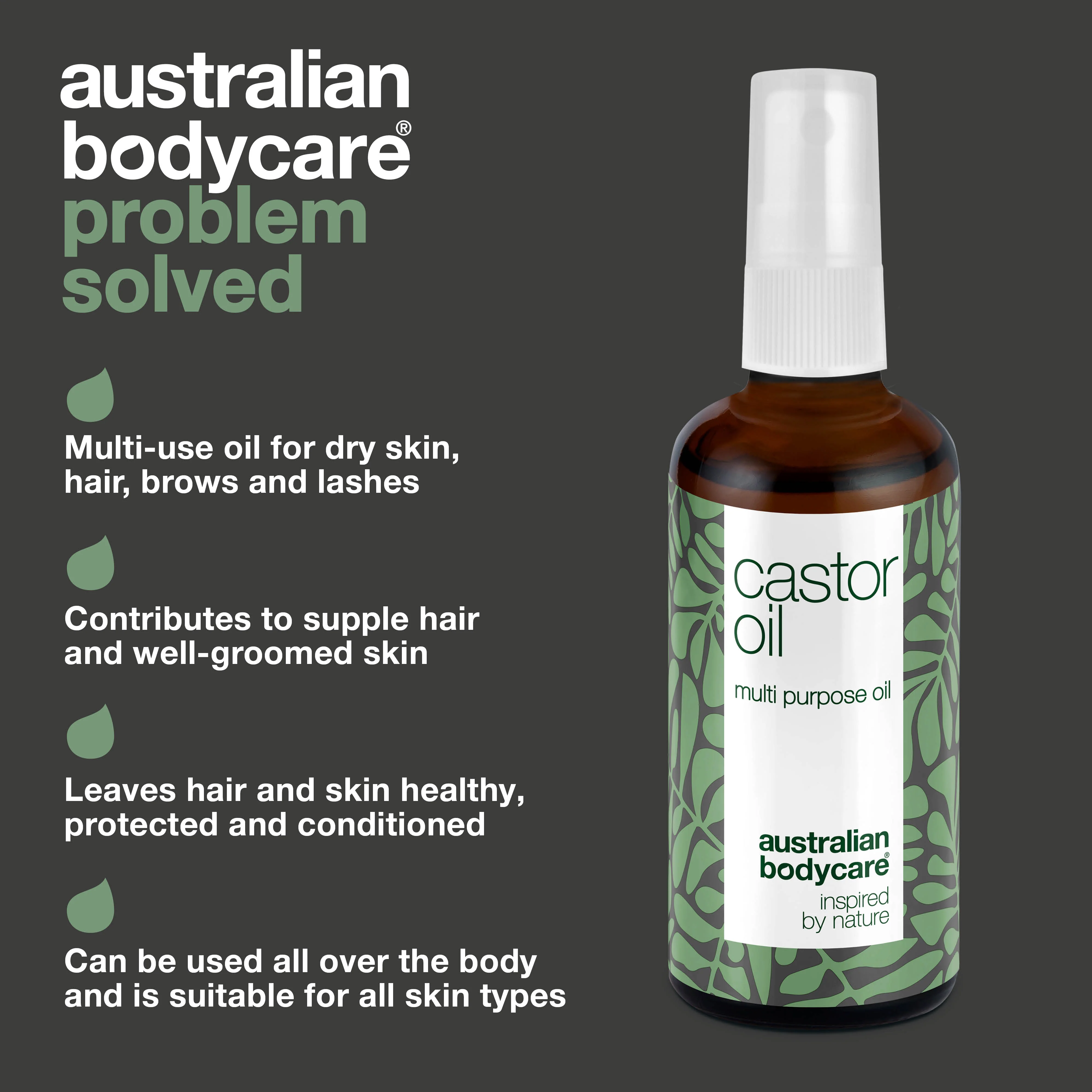 Castor Oil – Nourishing Ricinus Oil for Skin & Hair — Moisturizing castor oil for skin, hair, brows & lashes. Soothes dryness, nourishes the scalp & strengthens lashes. 100% natural. - Image 3