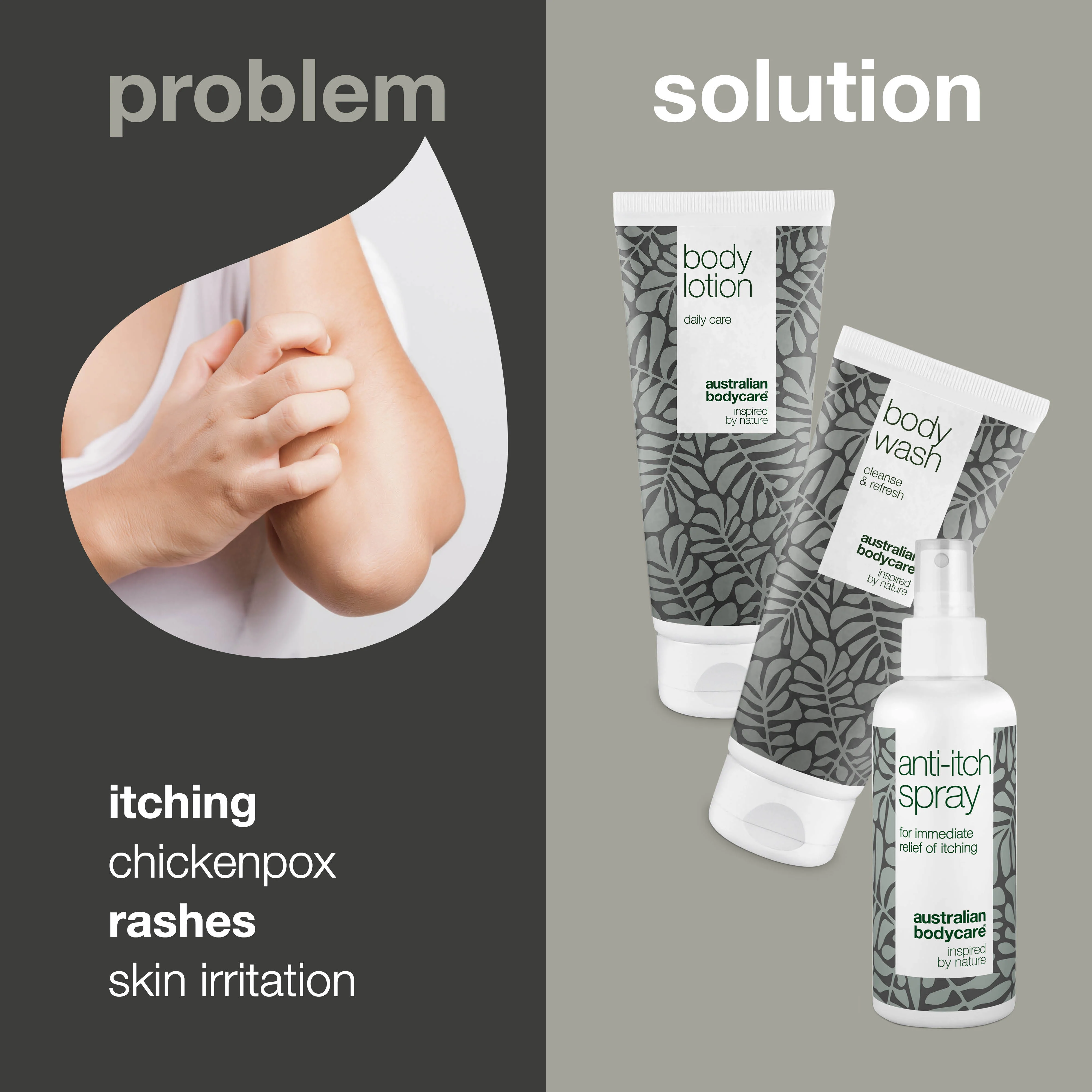 Set for itchy skin itching caused by chickenpox — 3 products for the care of rashes and itching caused by chicken pox - Image 2