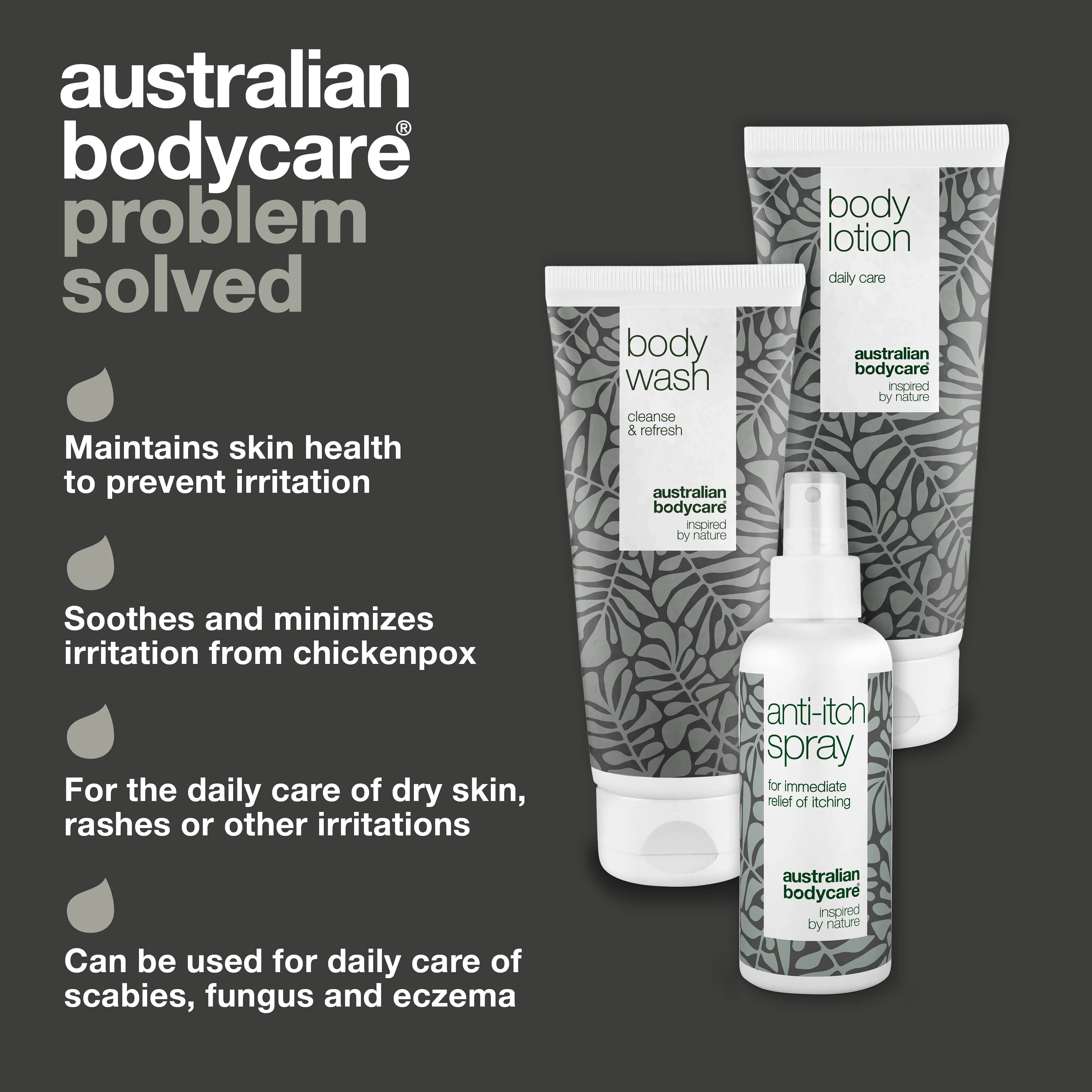 Set for itchy skin itching caused by chickenpox — 3 products for the care of rashes and itching caused by chicken pox - Image 3
