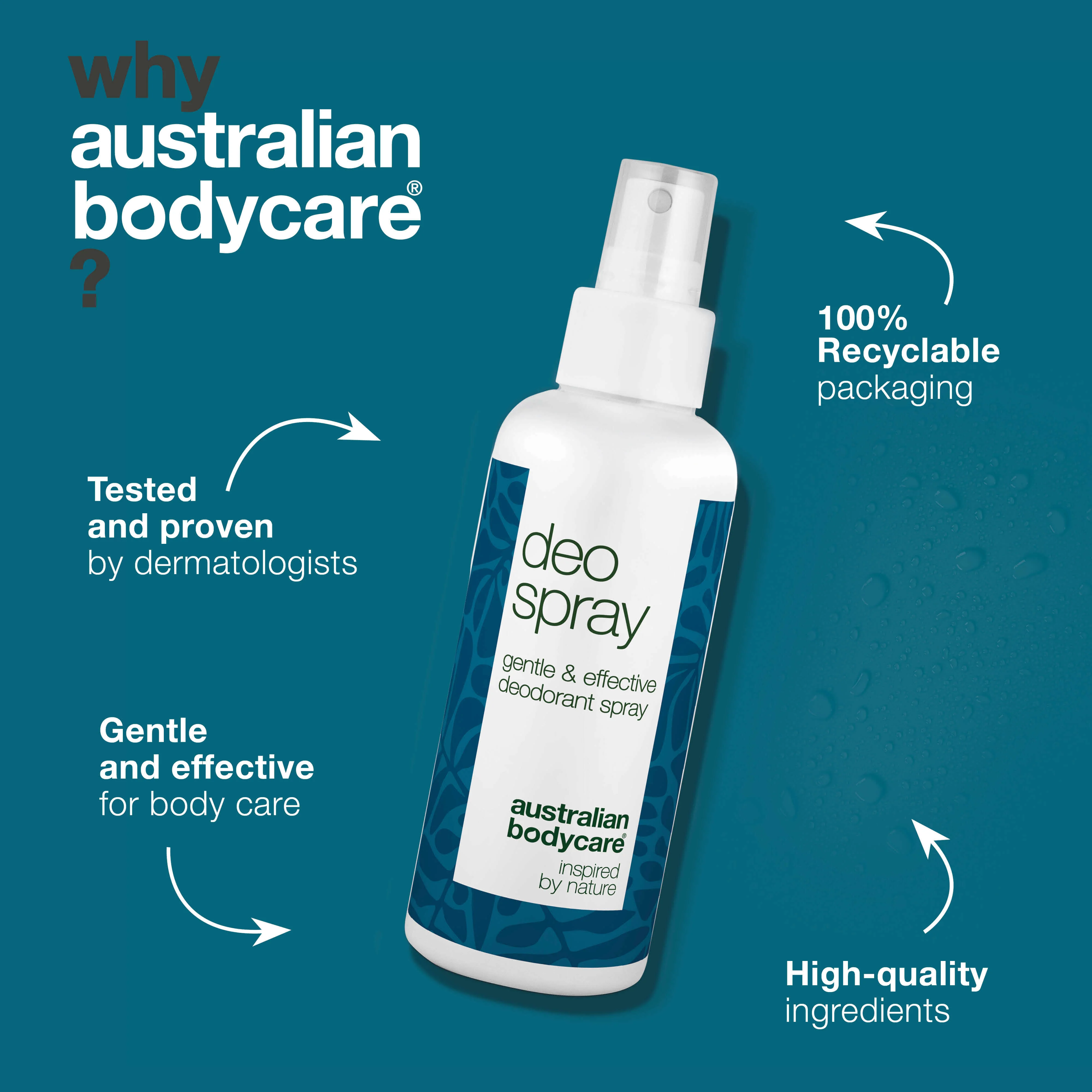 Antiperspirant Deodorant Spray – Fights Sweat & Odor — Control sweat and odor with this long-lasting deodorant spray. Dermatologically tested and suitable for all skin types. - Image 4