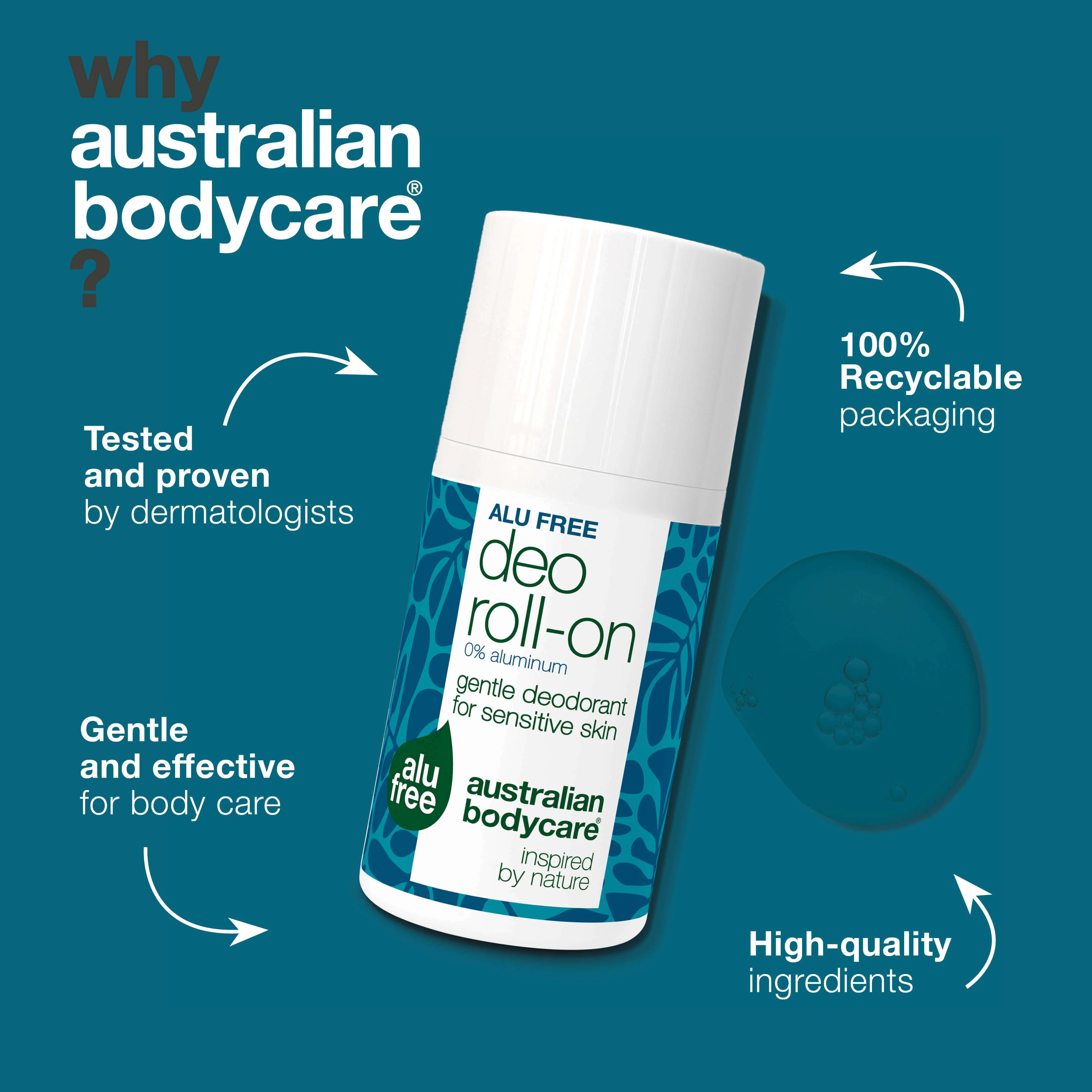 Aluminium Free Natural Roll-On Deodorant for Odour Control — Natural deodorant that fights odour without aluminium. Stay fresh all day – gentle, effective, and kind to sensitive skin. - Image 4
