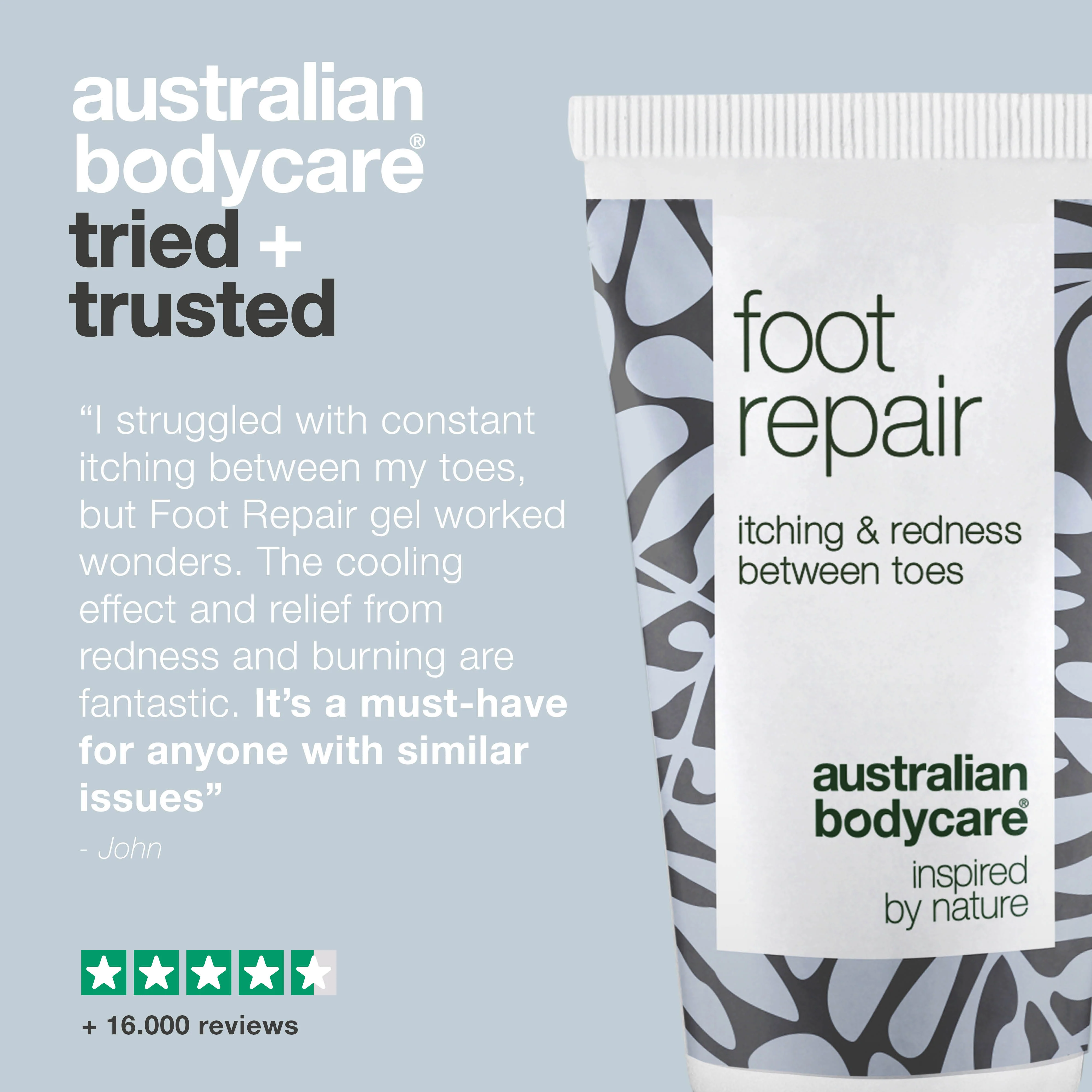 Foot Gel for Red & Itchy Toes  — Get relief from itching, stinging, and redness between your toes with this soothing gel. Contains natural 4-terpineol, known from Tea Tree Oil. Ideal for daily care and relief. - Image 5