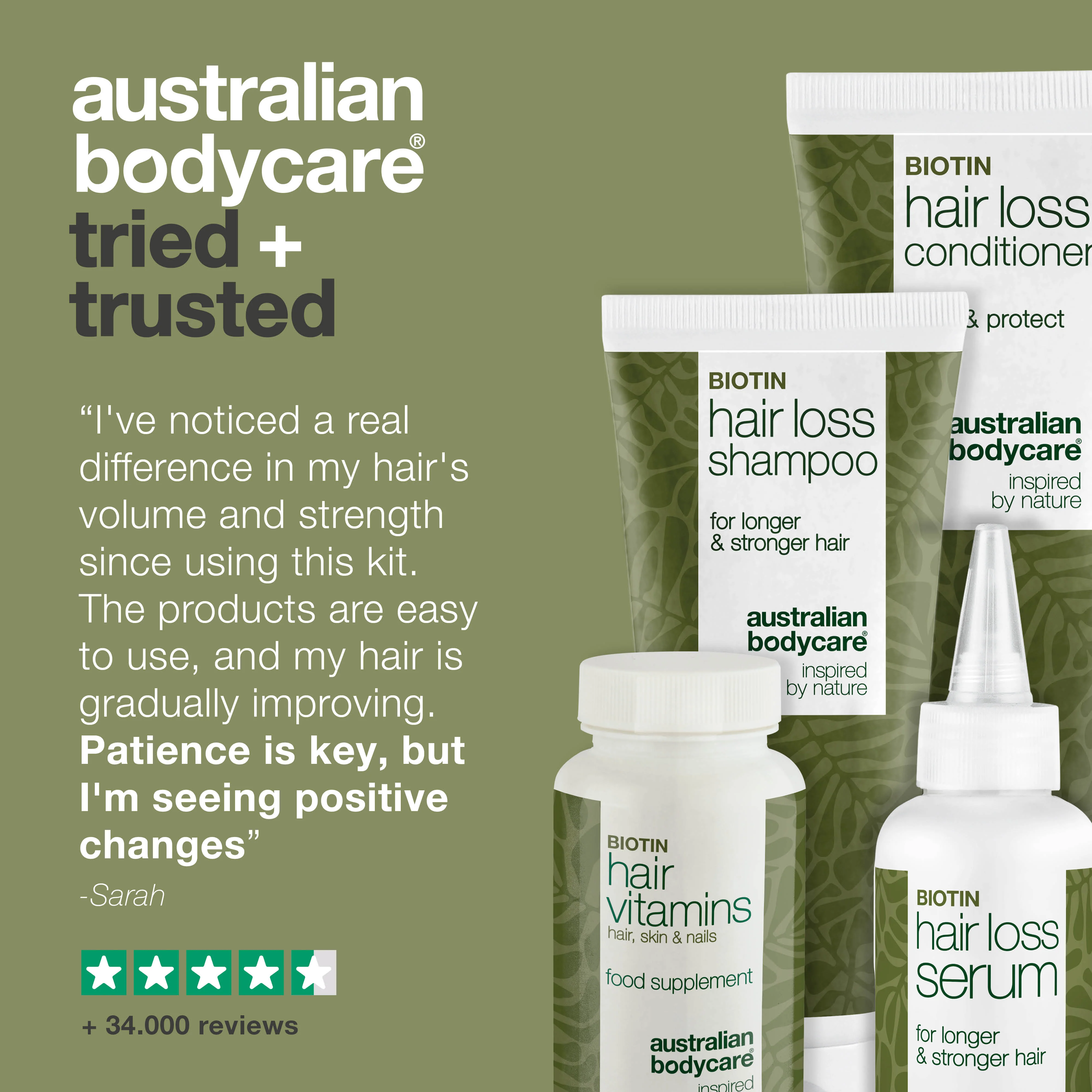 4 products for hair loss and thinning hair — Hair loss products with Biotin, Tea Tree Oil and Capilia Longa - Image 5