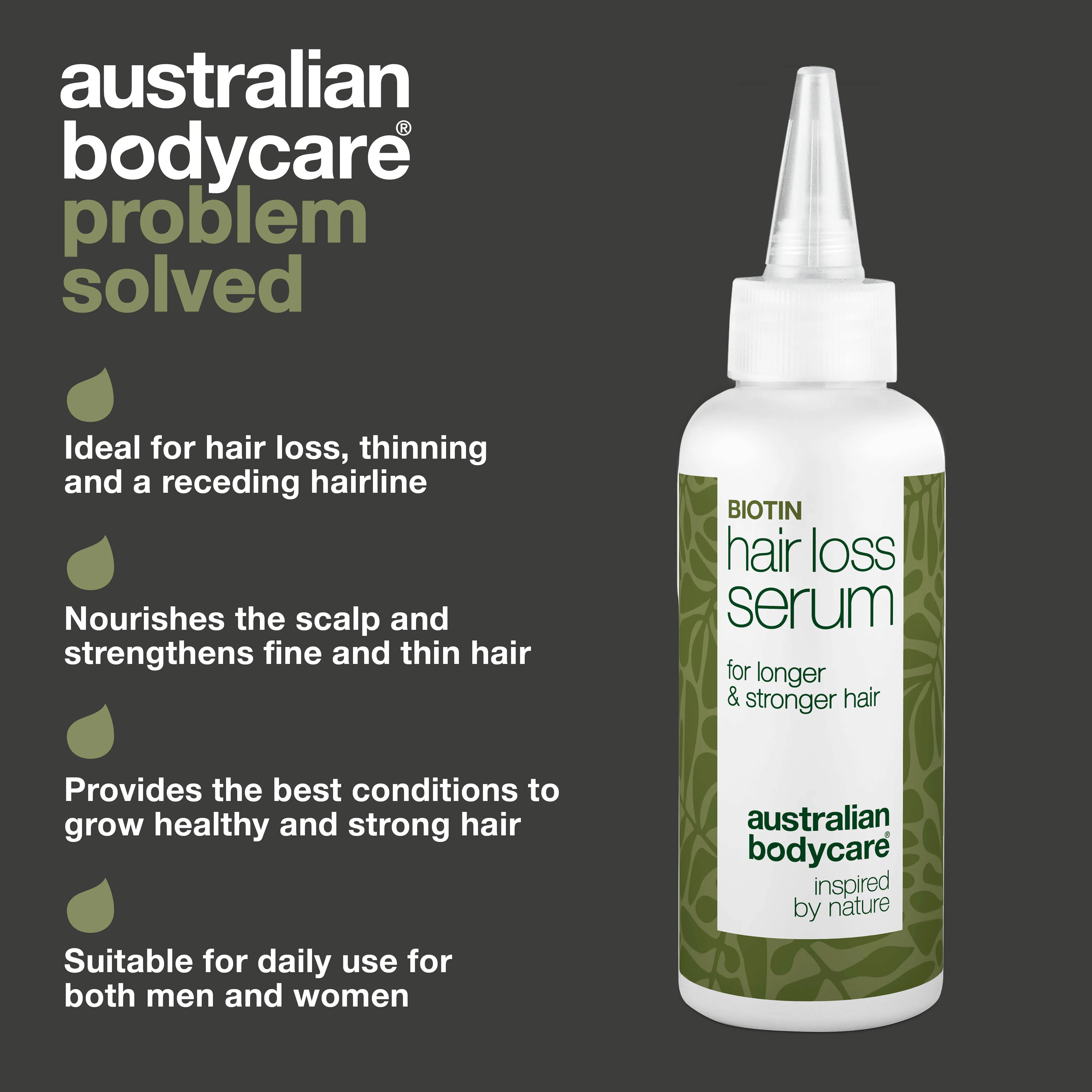 Hair Loss Serum with Biotin, Capilia Longa & Caffeine — Effective hair loss serum with biotin, Capilia Longa & caffeine. Strengthens thinning hair and nourishes the scalp for healthier growth. - Image 3