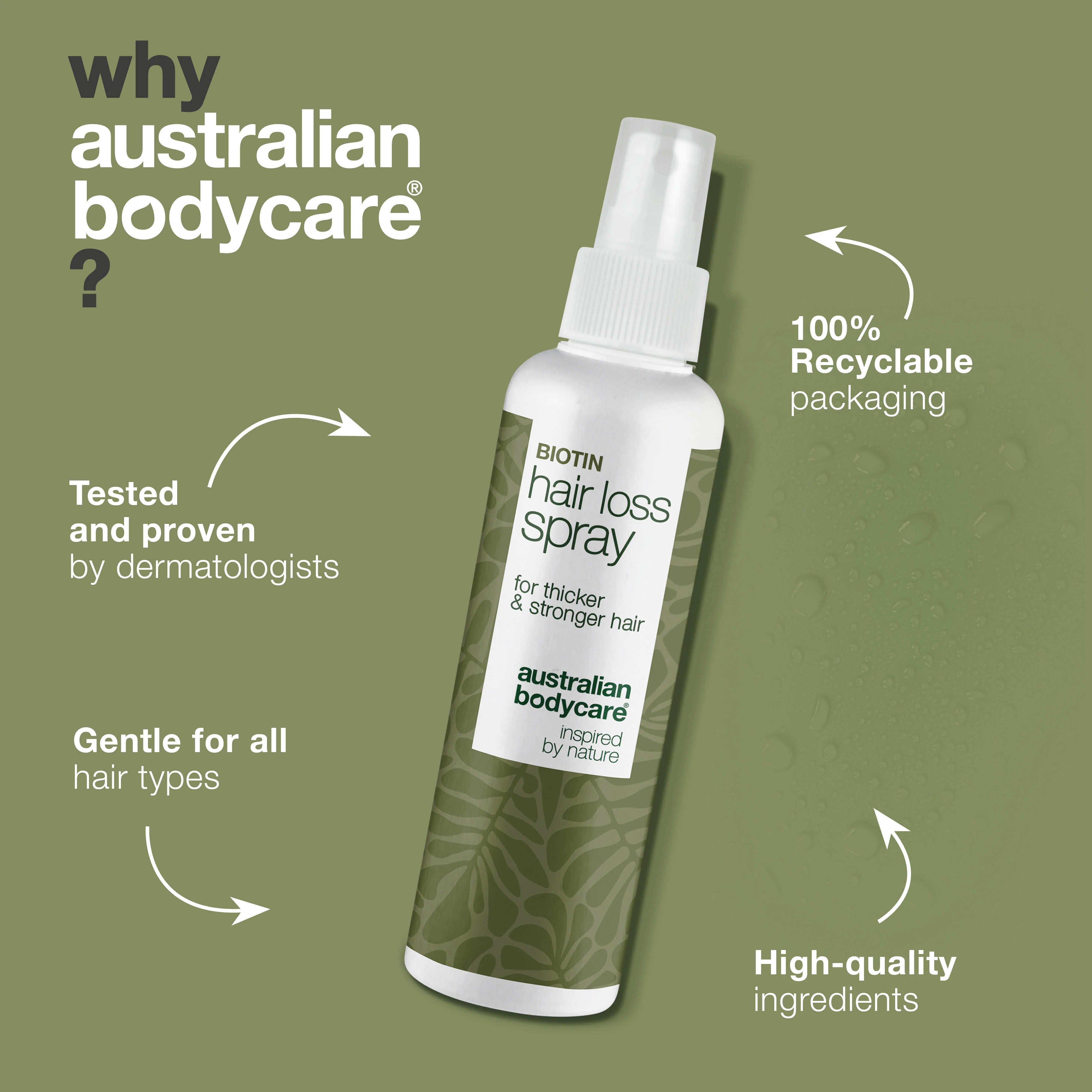 Hair Spray for Hair Thinning – Strengthens and Protects — Hair Spray for Fine Hair reduces breakage, strengthens, and adds fullness. With caffeine, Capilia Longa, amaranth extract, panthenol, and arginine. - Image 4
