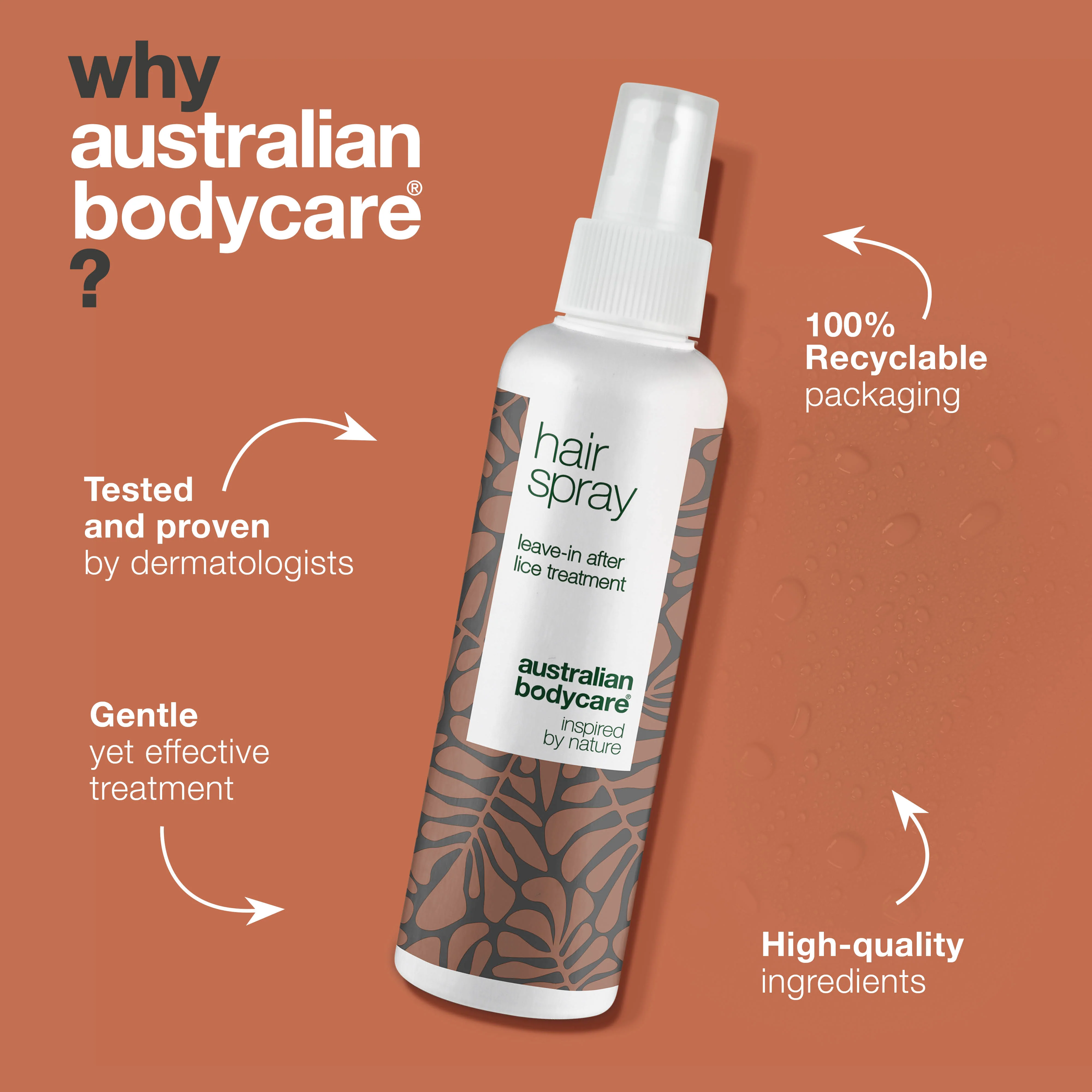 Anti head lice hair spray for hair and scalp — Hair spray to prevent head lice after treatment - Image 4