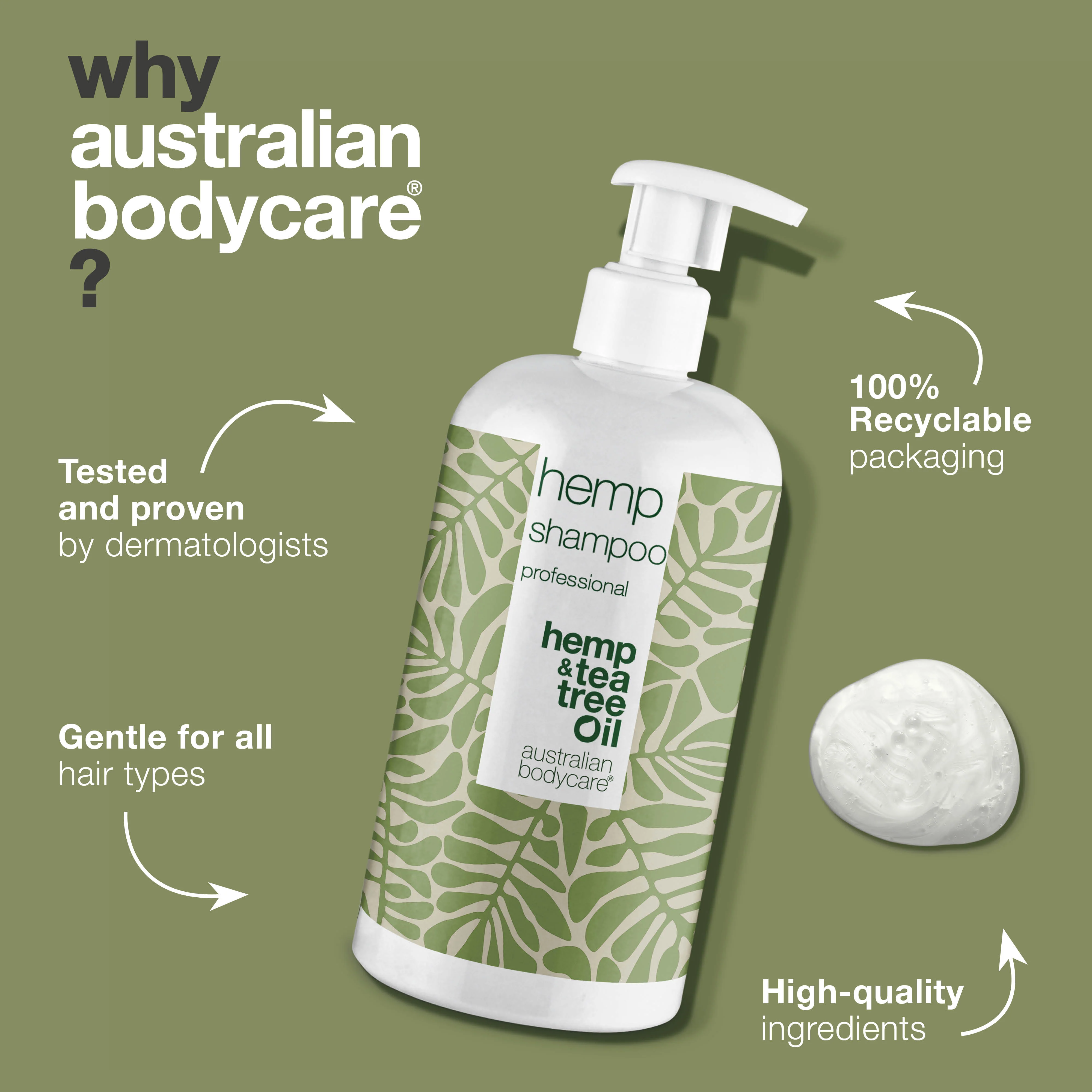 Hemp Shampoo for Dry Hair and a Balanced Scalp — Hemp Shampoo delivers deep moisture and nourishment while helping to maintain a balanced, healthy scalp. - Image 4