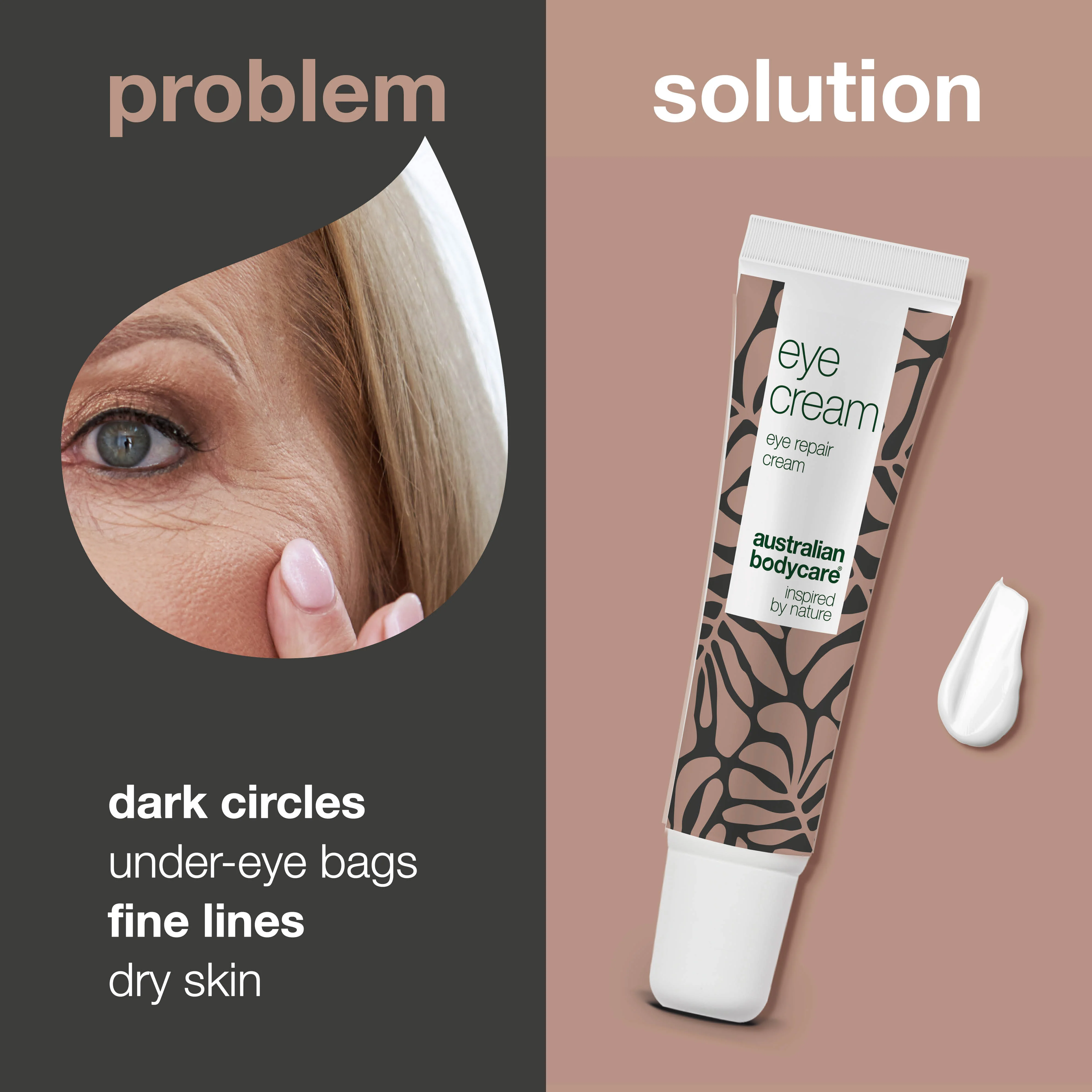 Eye Cream for Dark Circles, Puffiness, and Fine Lines — Effective eye cream that reduces puffiness and dark circles. Hydrates and strengthens for a fresh, youthful look. - Image 2