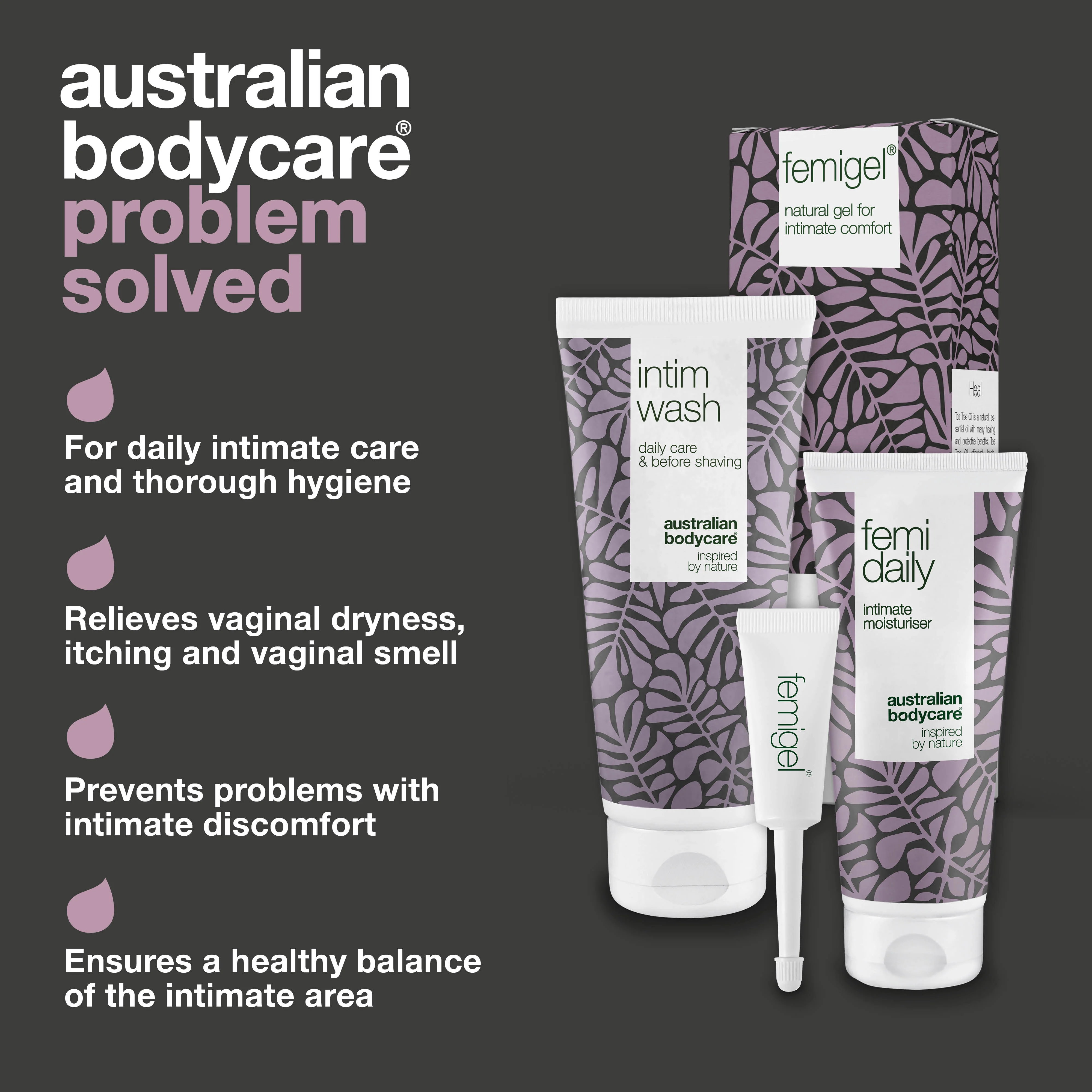 3 product kit for intimate care and hygiene — To prevent vaginal dryness, genital itching, vaginal smell or other intimate discomfort - Image 3
