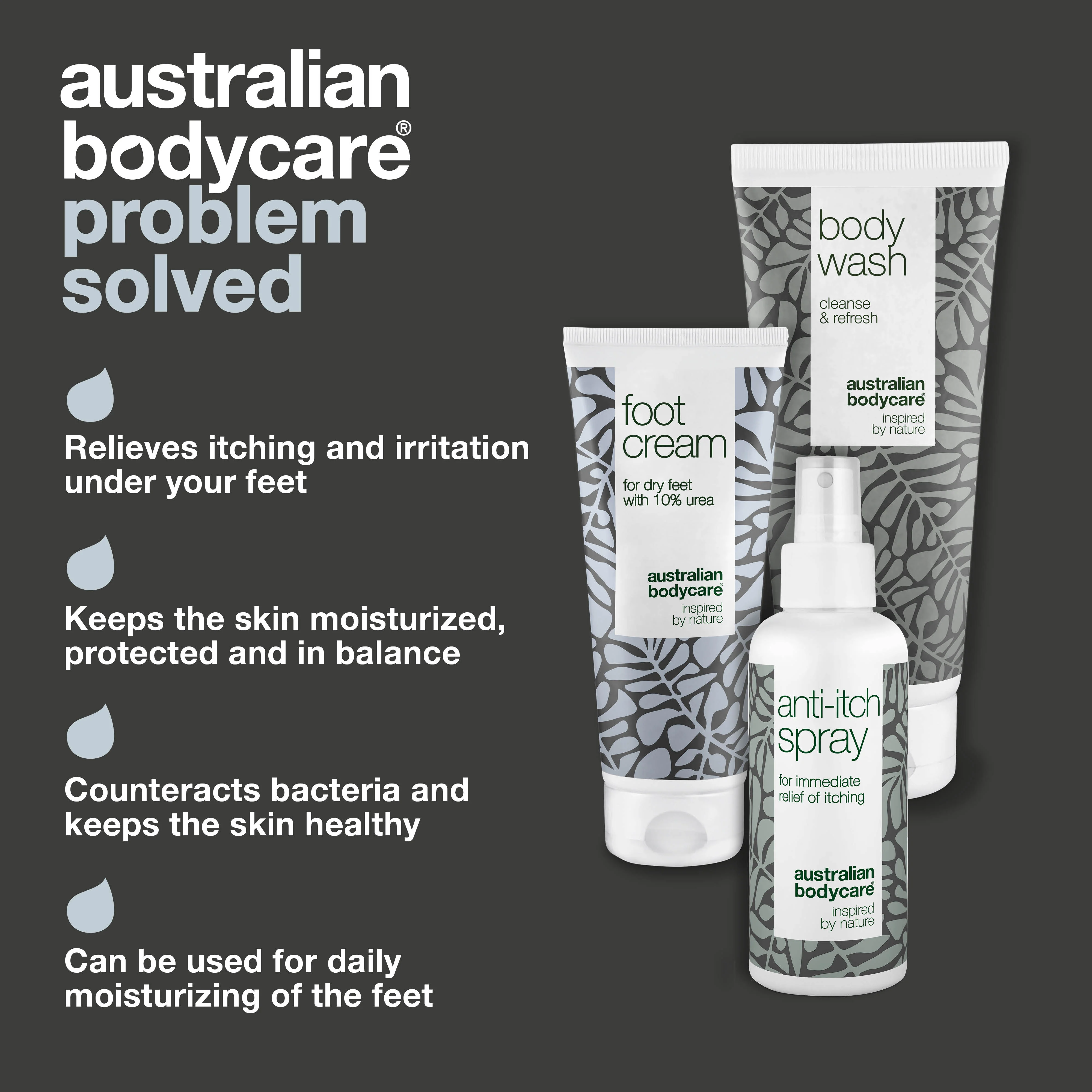 3x products for itchy feet— Kit for daily care of itchy feet - Image 3