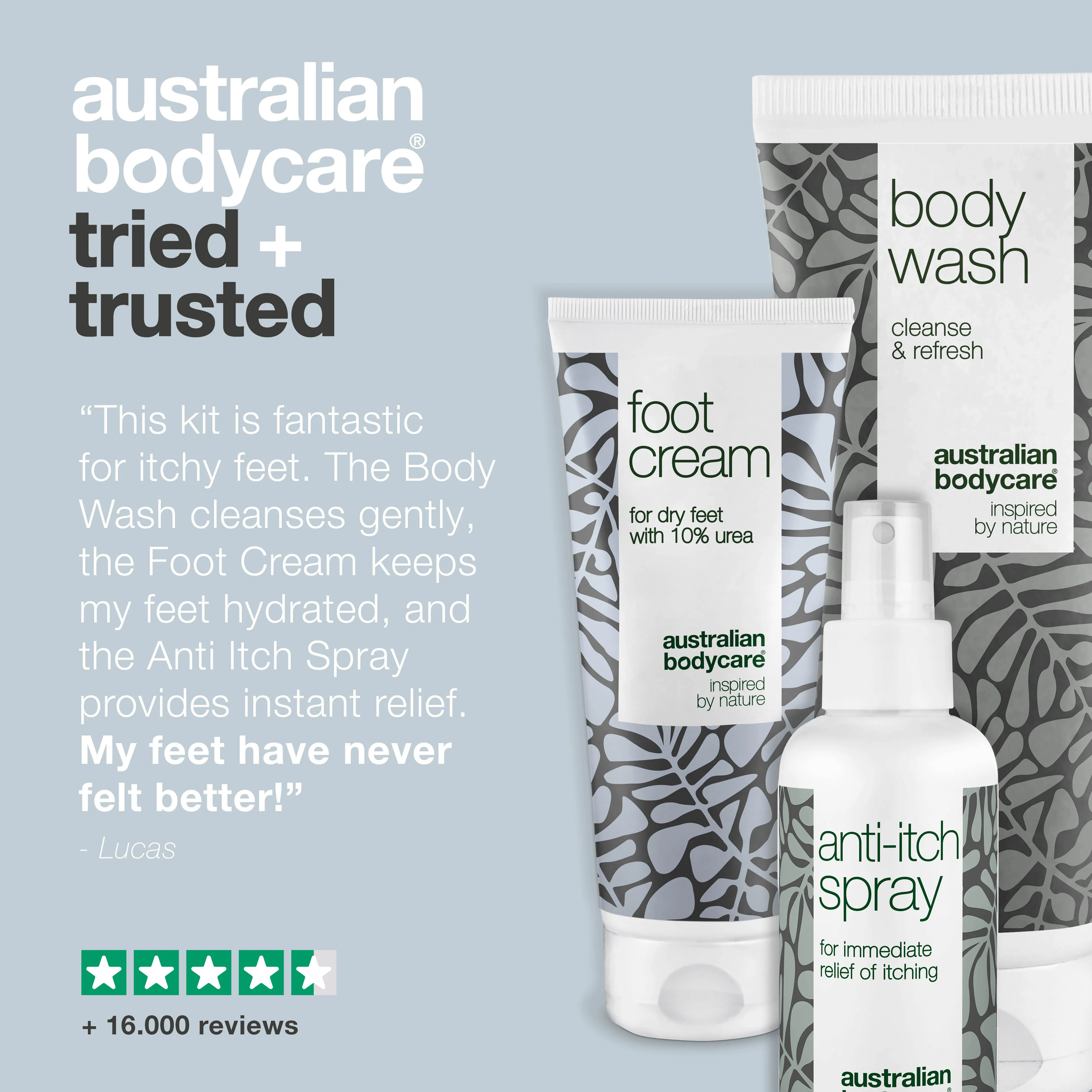 3x products for itchy feet— Kit for daily care of itchy feet - Image 5