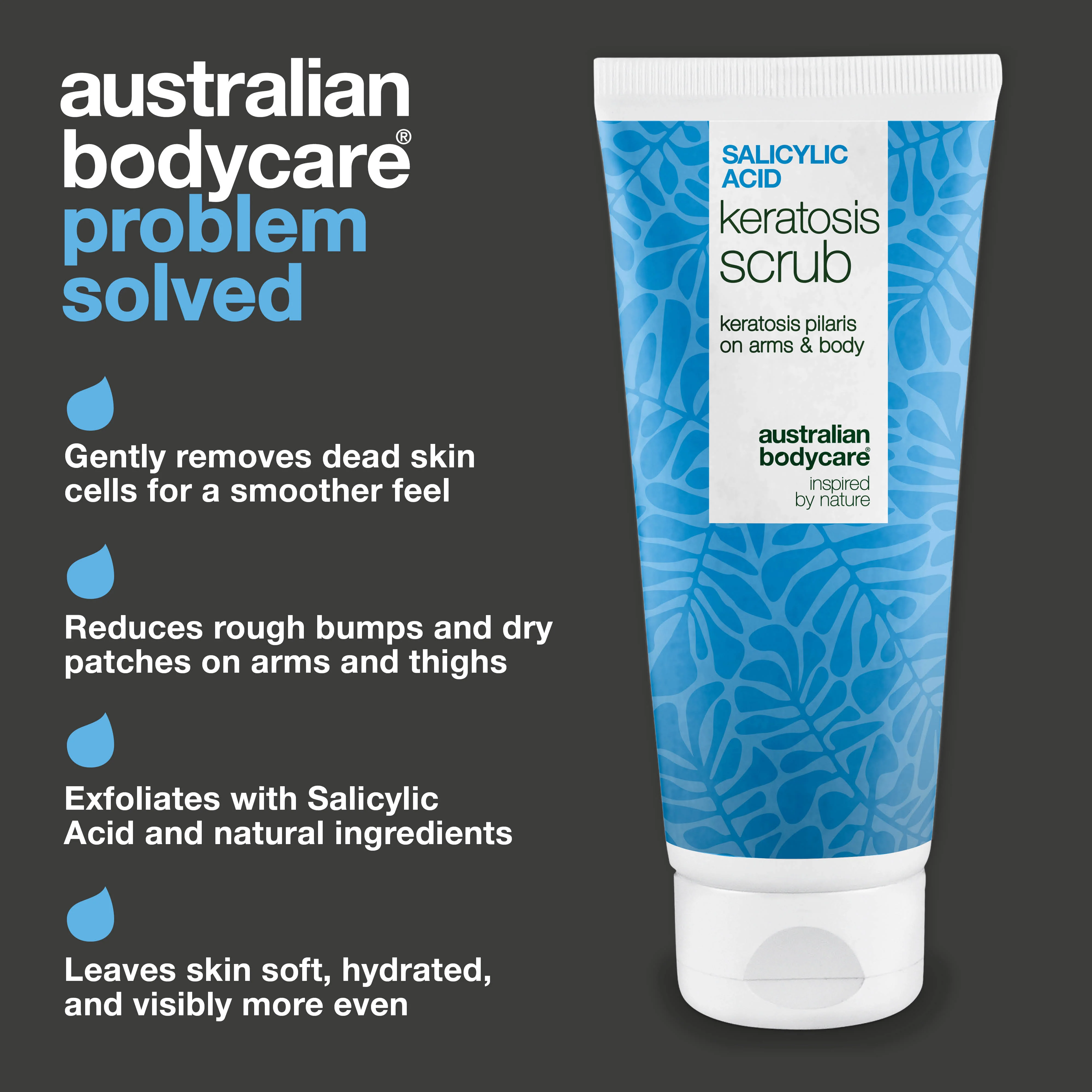 Keratosis Pilaris Body Scrub for rough, bumpy skin — Keratosis Pilaris Body Scrub for rough, dry skin. Exfoliates and softens with Salicylic Acid, Glycolic Acid, and Glycerin. - Image 3