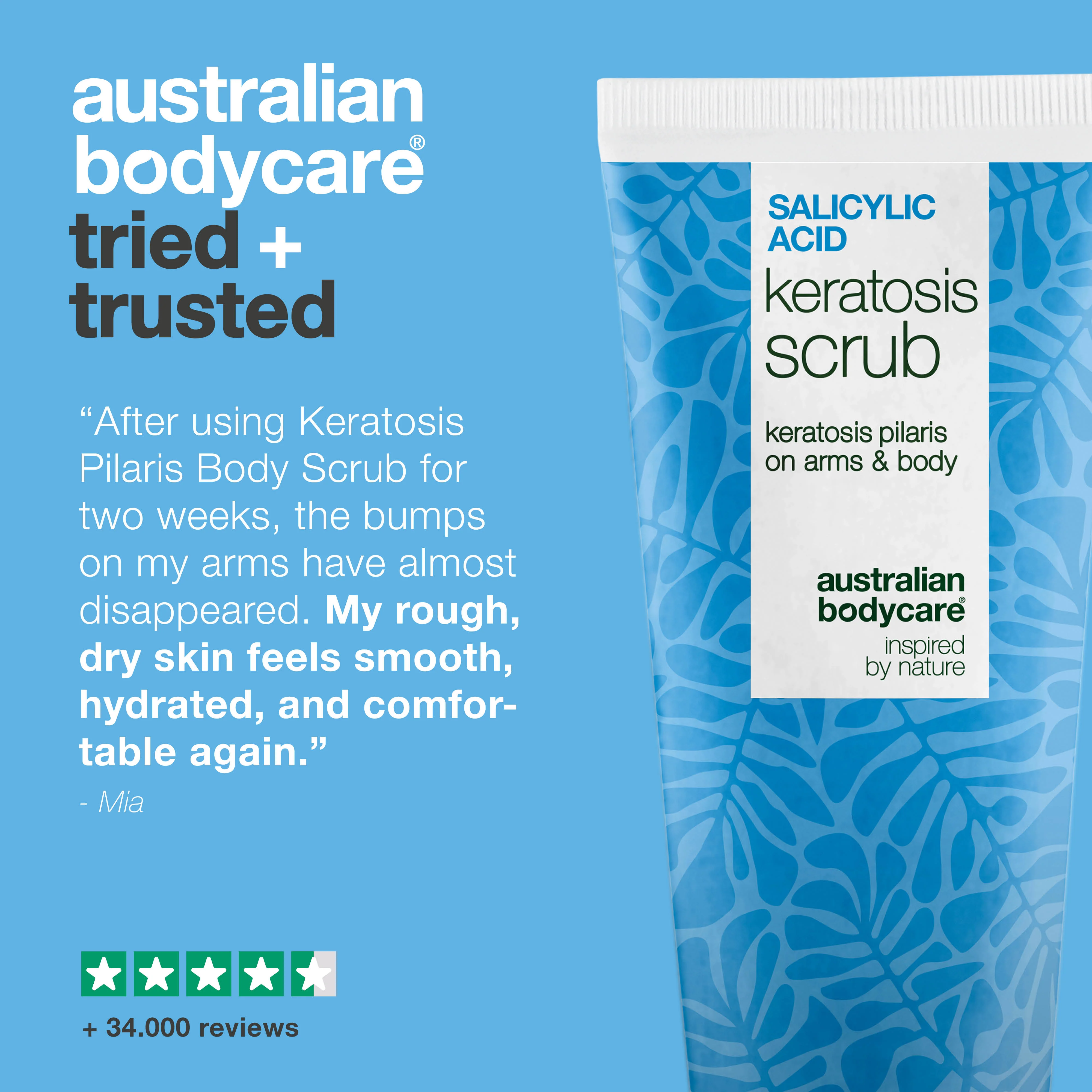 Keratosis Pilaris Body Scrub for rough, bumpy skin — Keratosis Pilaris Body Scrub for rough, dry skin. Exfoliates and softens with Salicylic Acid, Glycolic Acid, and Glycerin. - Image 5