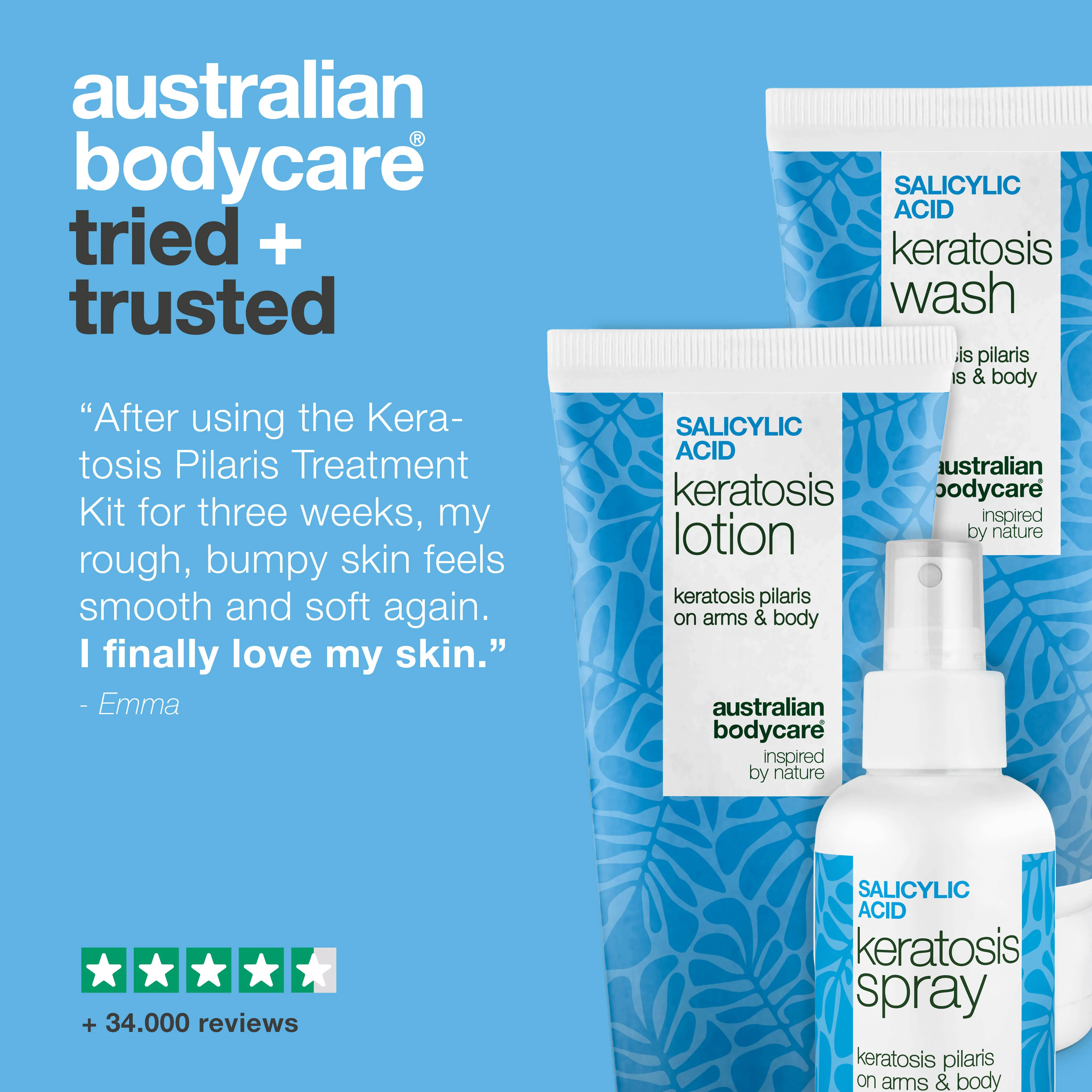 Keratosis Pilaris Kit Treatment – Smooth Rough and Bumpy Skin — Softens Rough, Bumpy and Dry Skin. Smooths Chicken Skin & Strawberry Skin on Arms, Thighs (Strawberry Legs) and Buttocks - Image 4