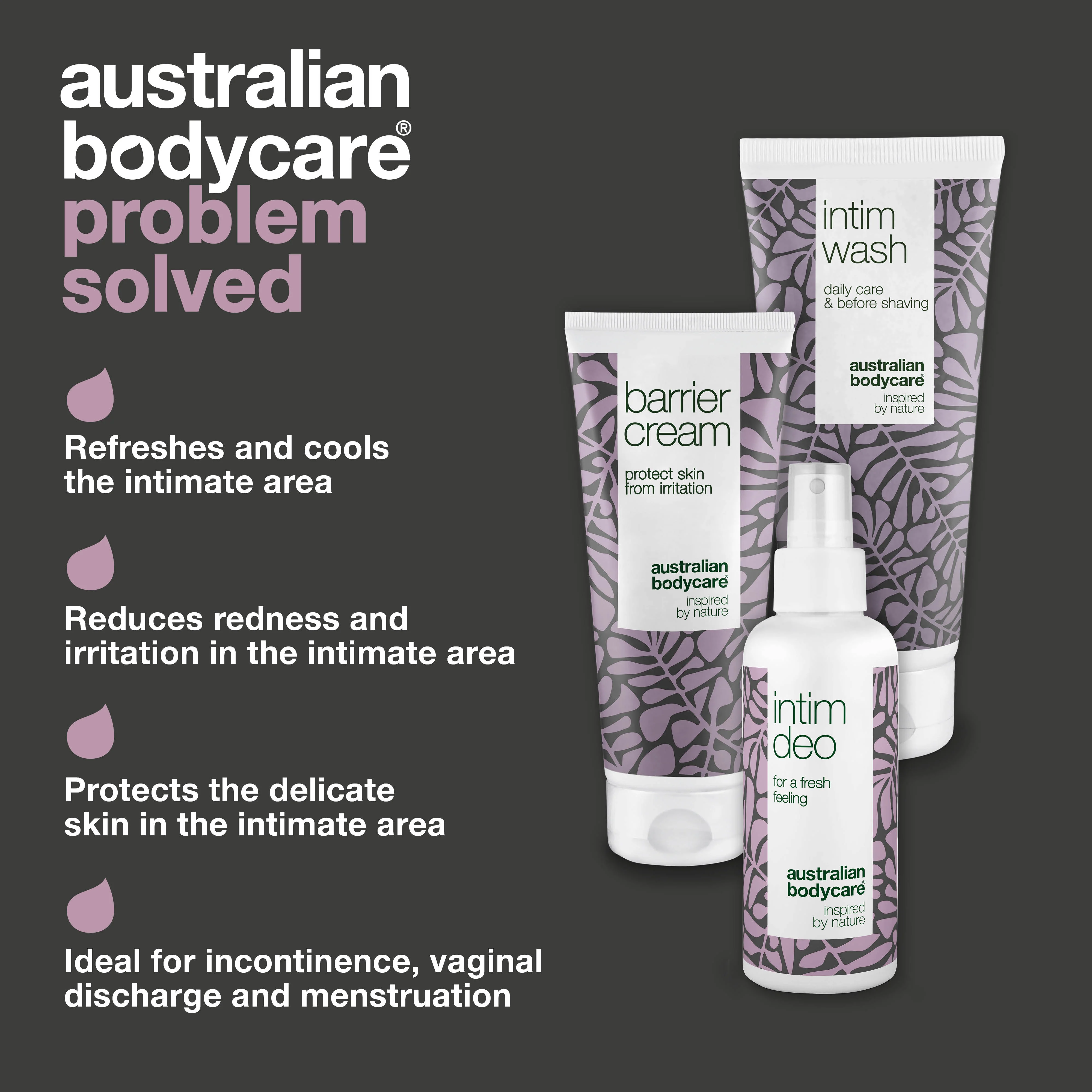 Kit for the daily care of incontinence odour — 3 products to minimize intimate odor from urinary incontinence - Image 3