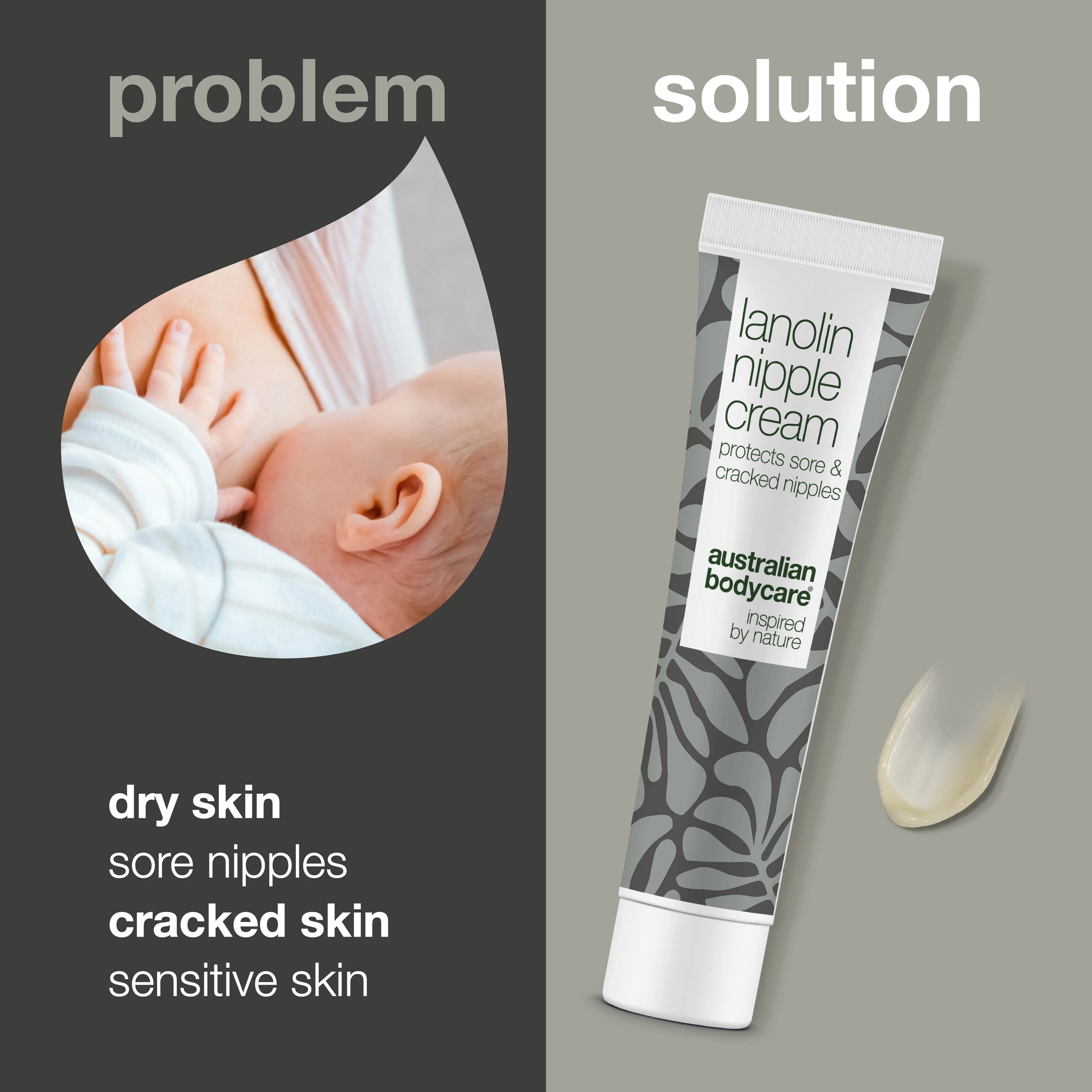 Lanolin Nipple Cream for Dry and Sensitive Skin — Protect and care for sensitive nipples with lanolin cream. Softens and hydrates. - Image 2