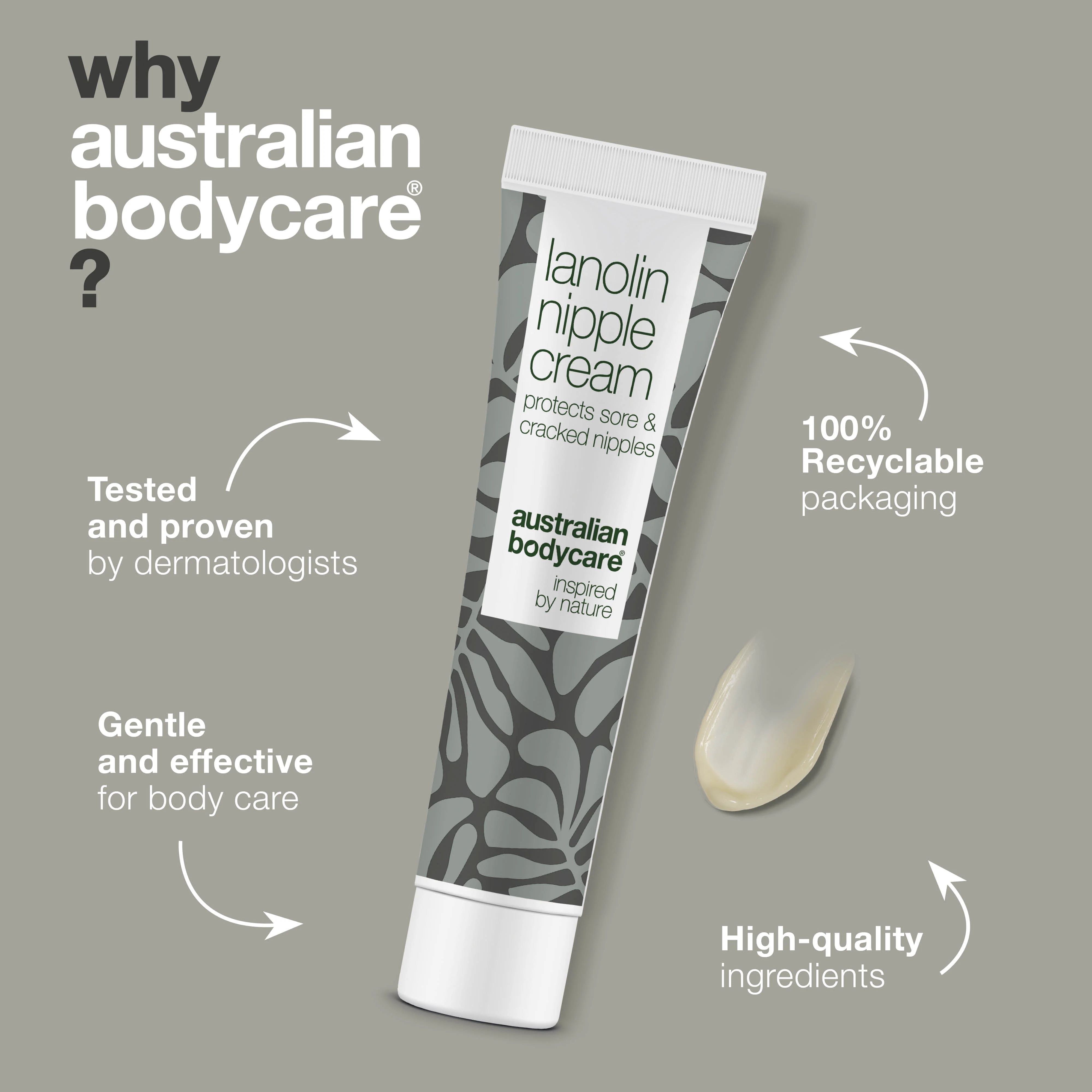 Lanolin Nipple Cream for Dry and Sensitive Skin — Protect and care for sensitive nipples with lanolin cream. Softens and hydrates. - Image 4
