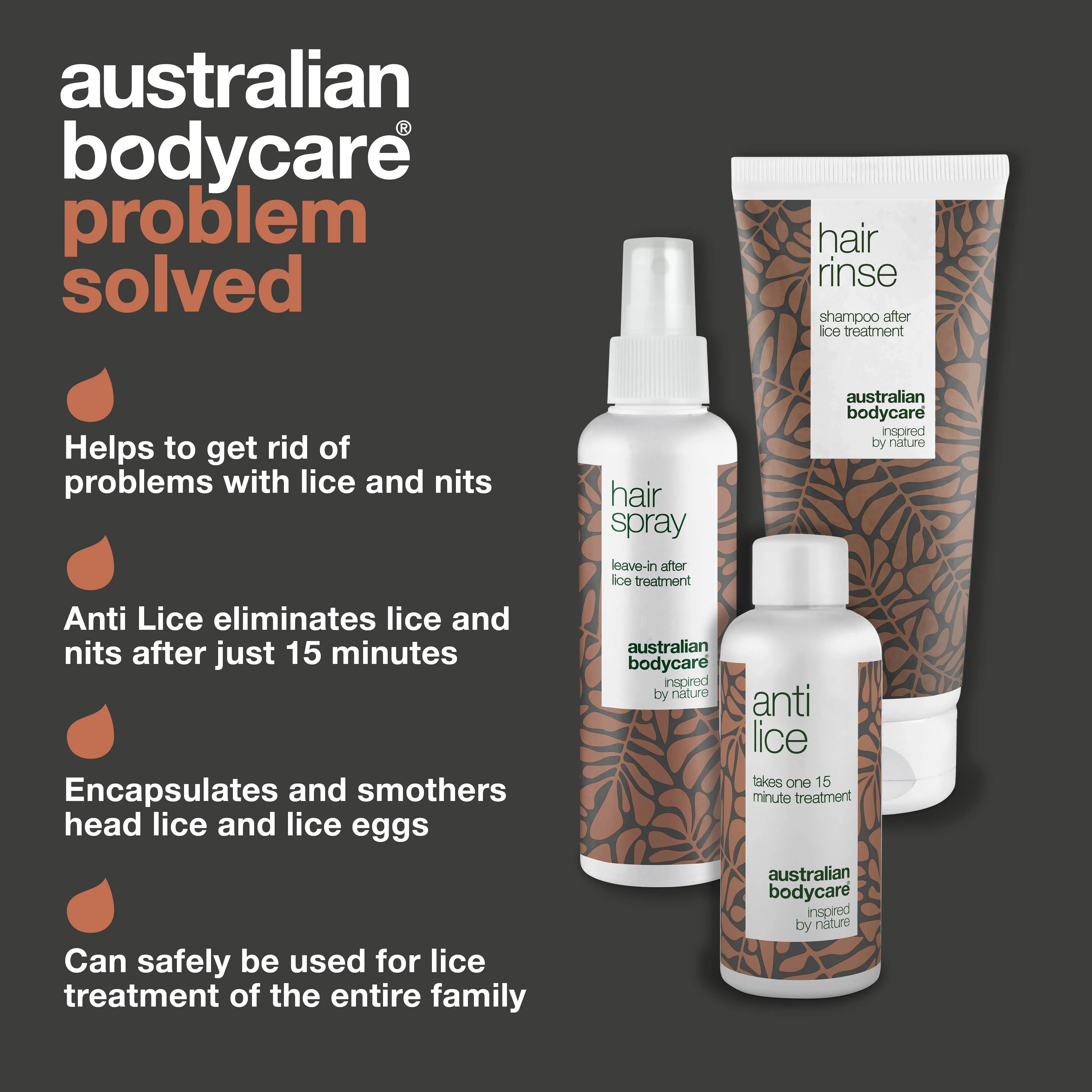 Australian Bodycare Head Lice Treatment Kit — 3 products for fast control of lice - Image 3