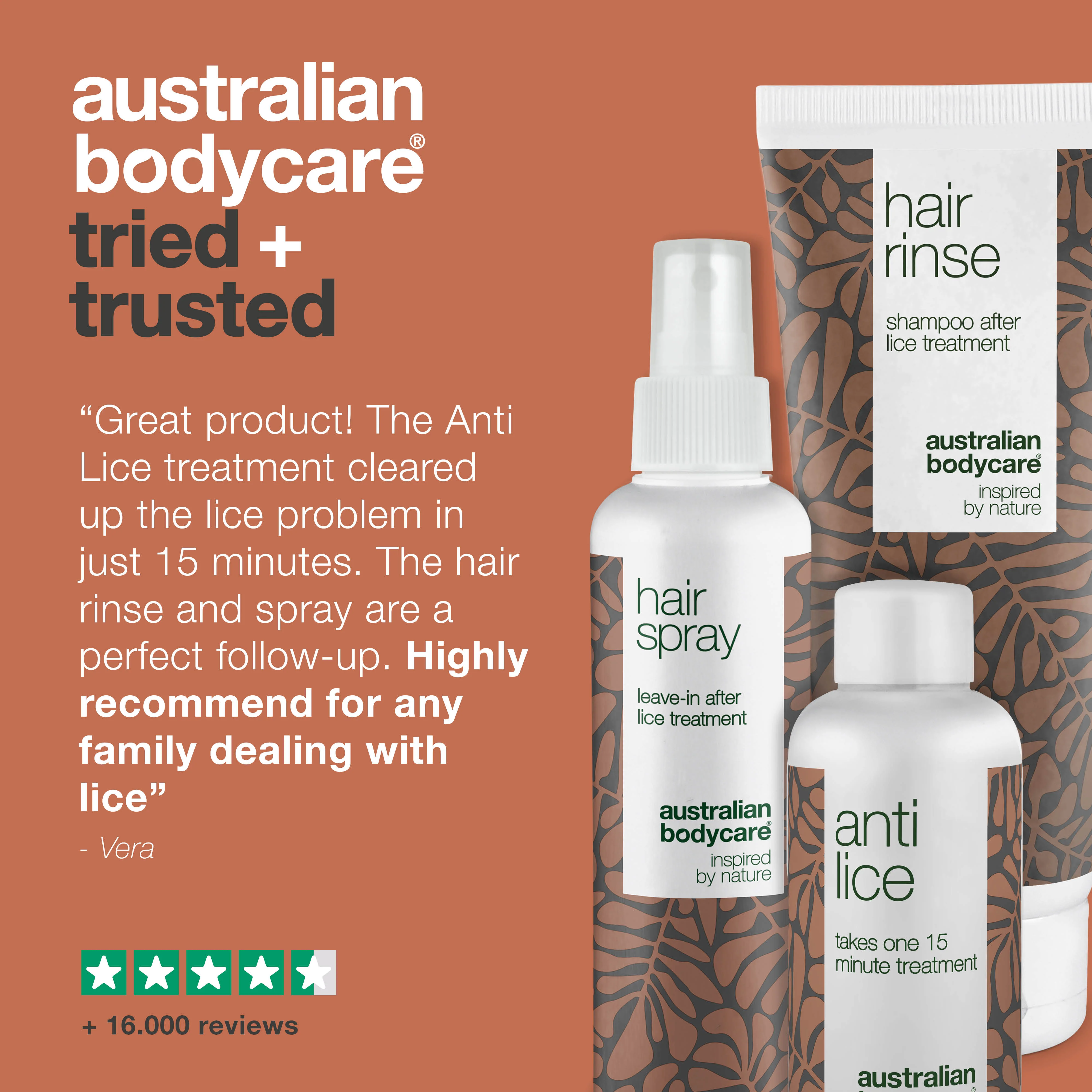 Australian Bodycare Head Lice Treatment Kit — 3 products for fast control of lice - Image 5