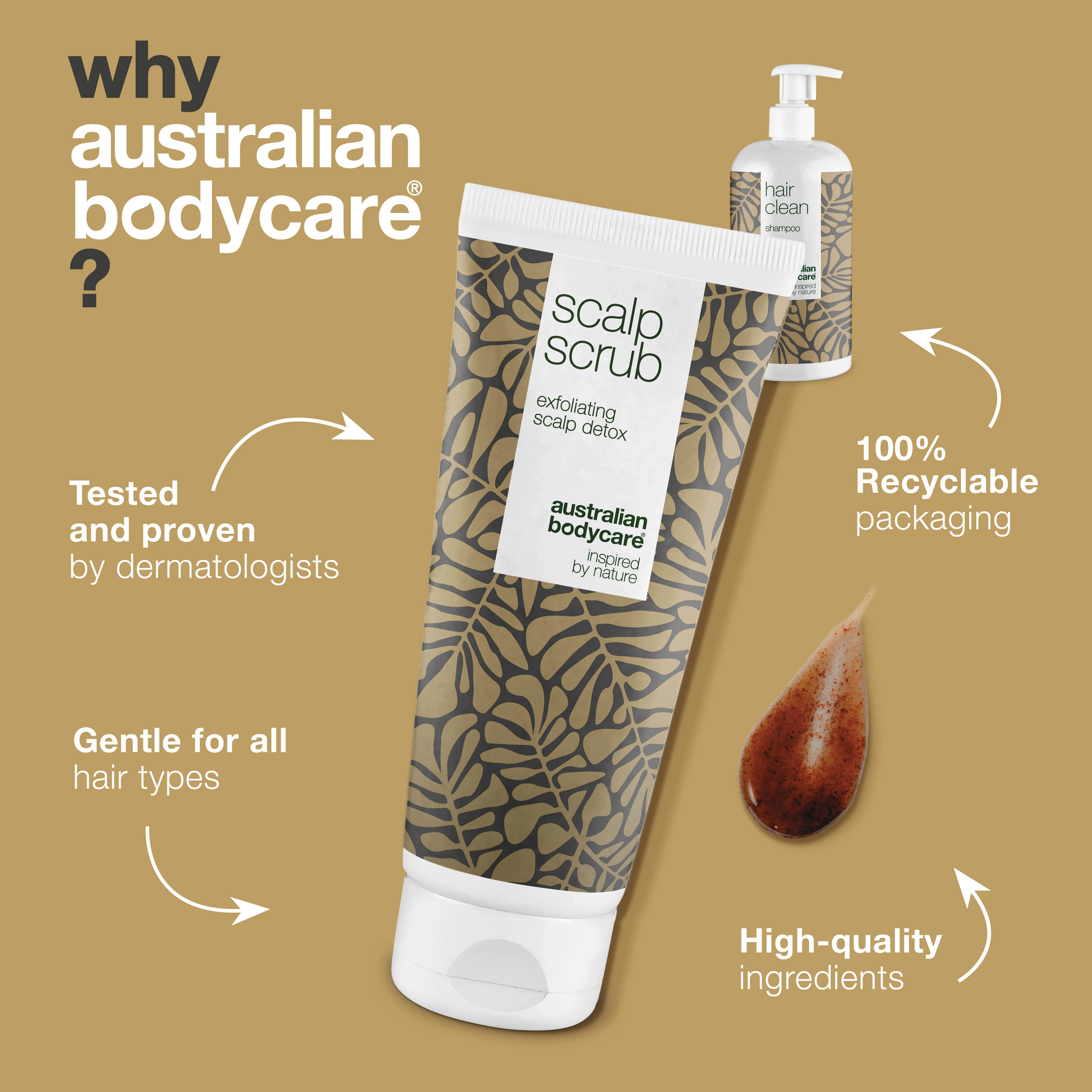 2 products for greasy hair — Tea Tree Shampoo and scalp scrub for oily scalp and greasy hair - Image 4