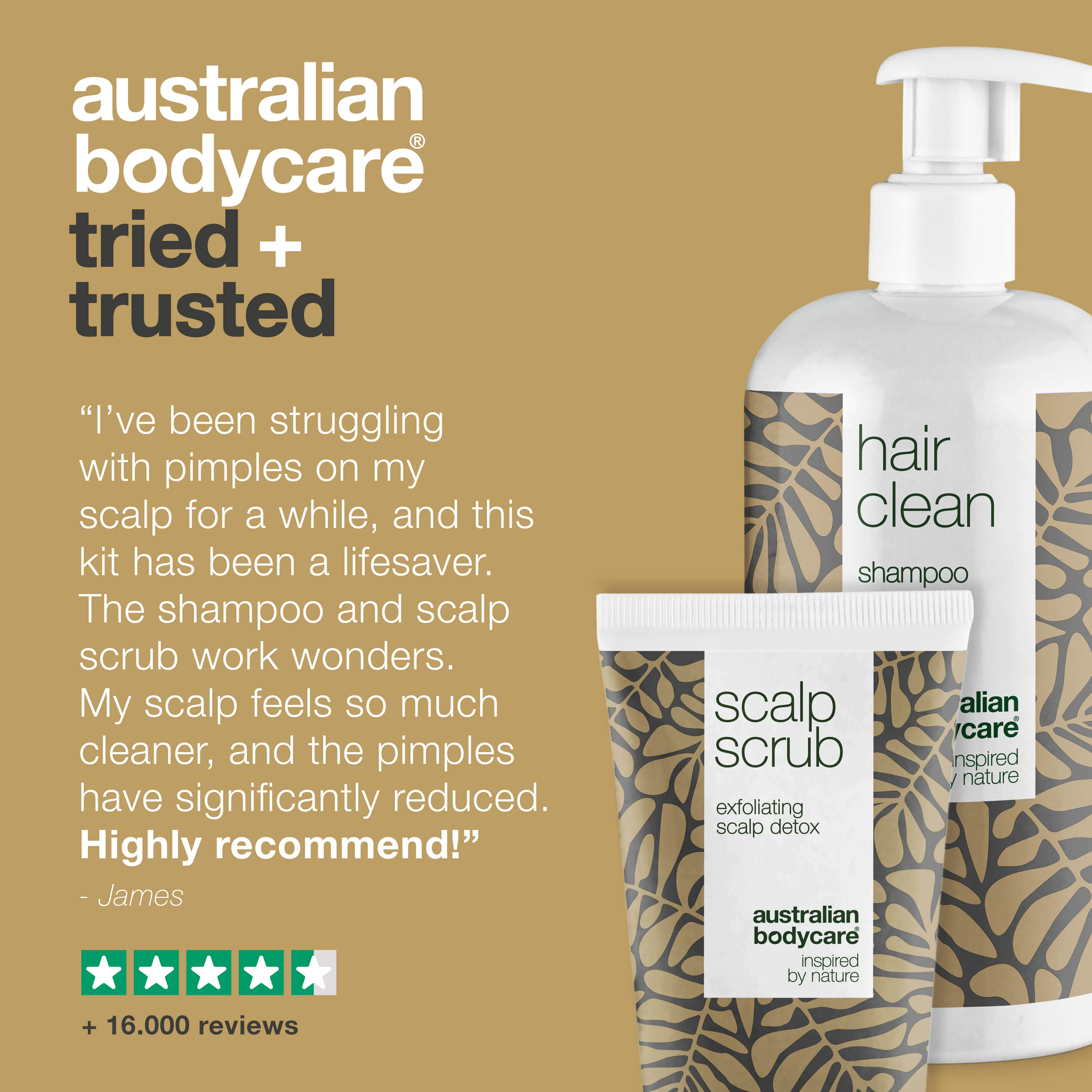 2 products for greasy hair — Tea Tree Shampoo and scalp scrub for oily scalp and greasy hair - Image 5